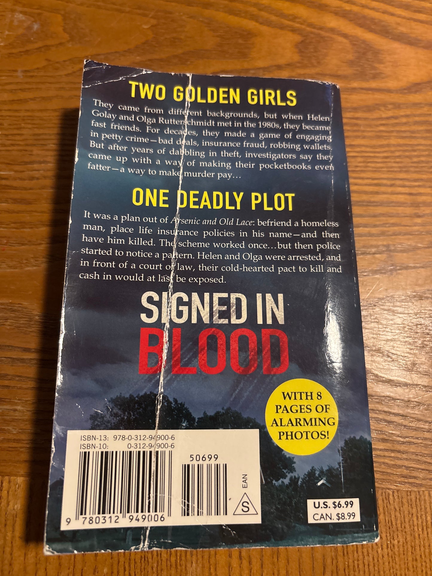 Signed in Blood by Jeanne King rescued/paperback (mass market)