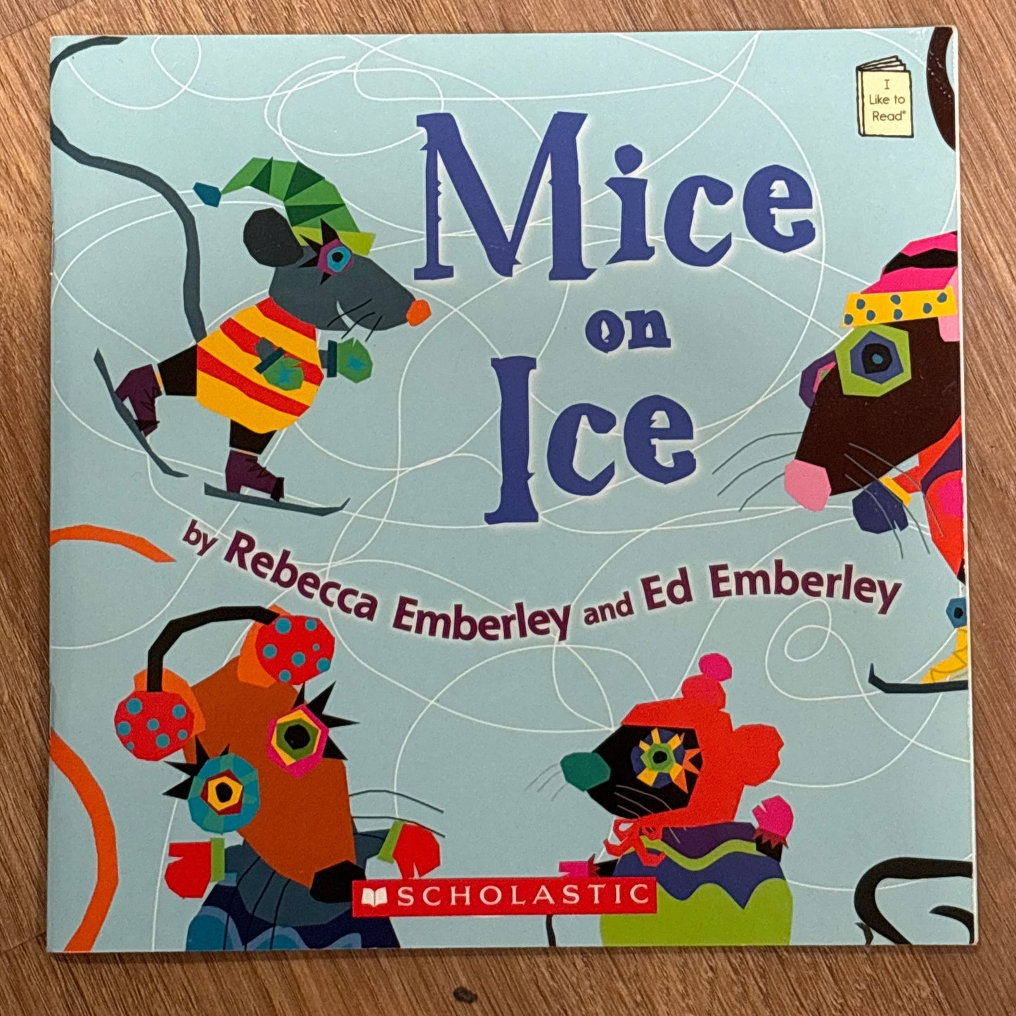 Mice on Ice by Rebecca Emberley and Ed Emberley rescued/paperback