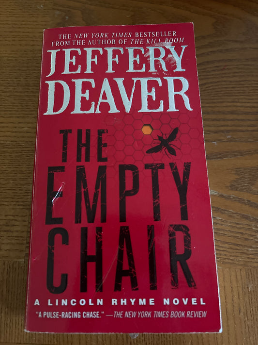 The Empty Chair by Jeffery Deaver rescued/paperback