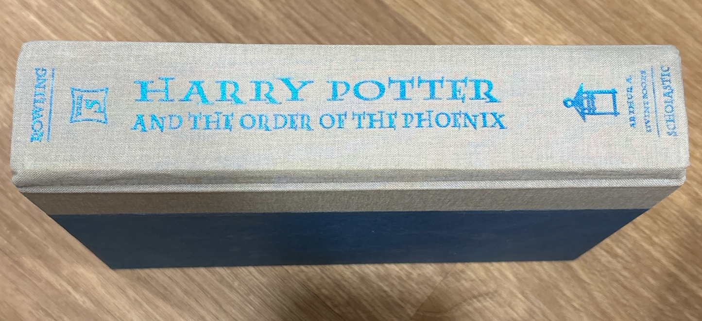 Harry Potter and the Order of the Phoenix by J.K. Rowling FIRST EDITION rescued/hardcover