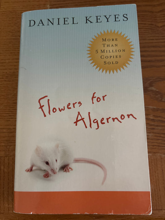 Flowers for Algernon by Daniel Keyes rescued/paperback FIRST EDITION (mass market)