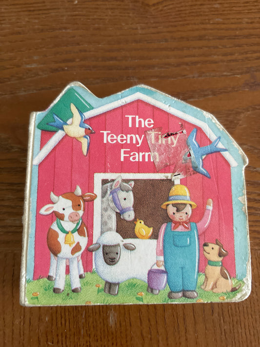 The Teeny Tiny Farm (A Chunky Shape Book) by Katharine Ross rescued/board book