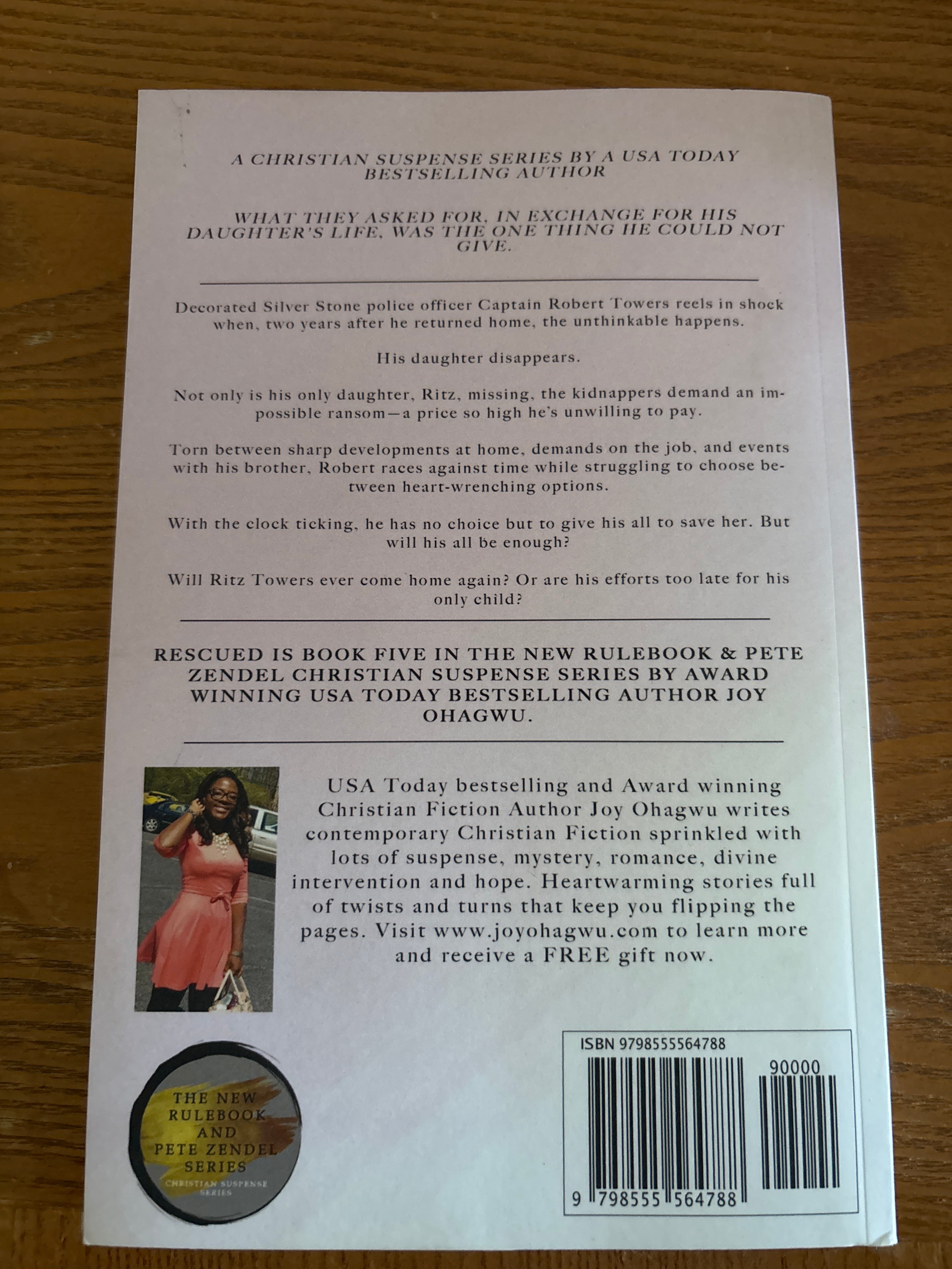 Rescued by Joy Ohagwu paperback (rescued)