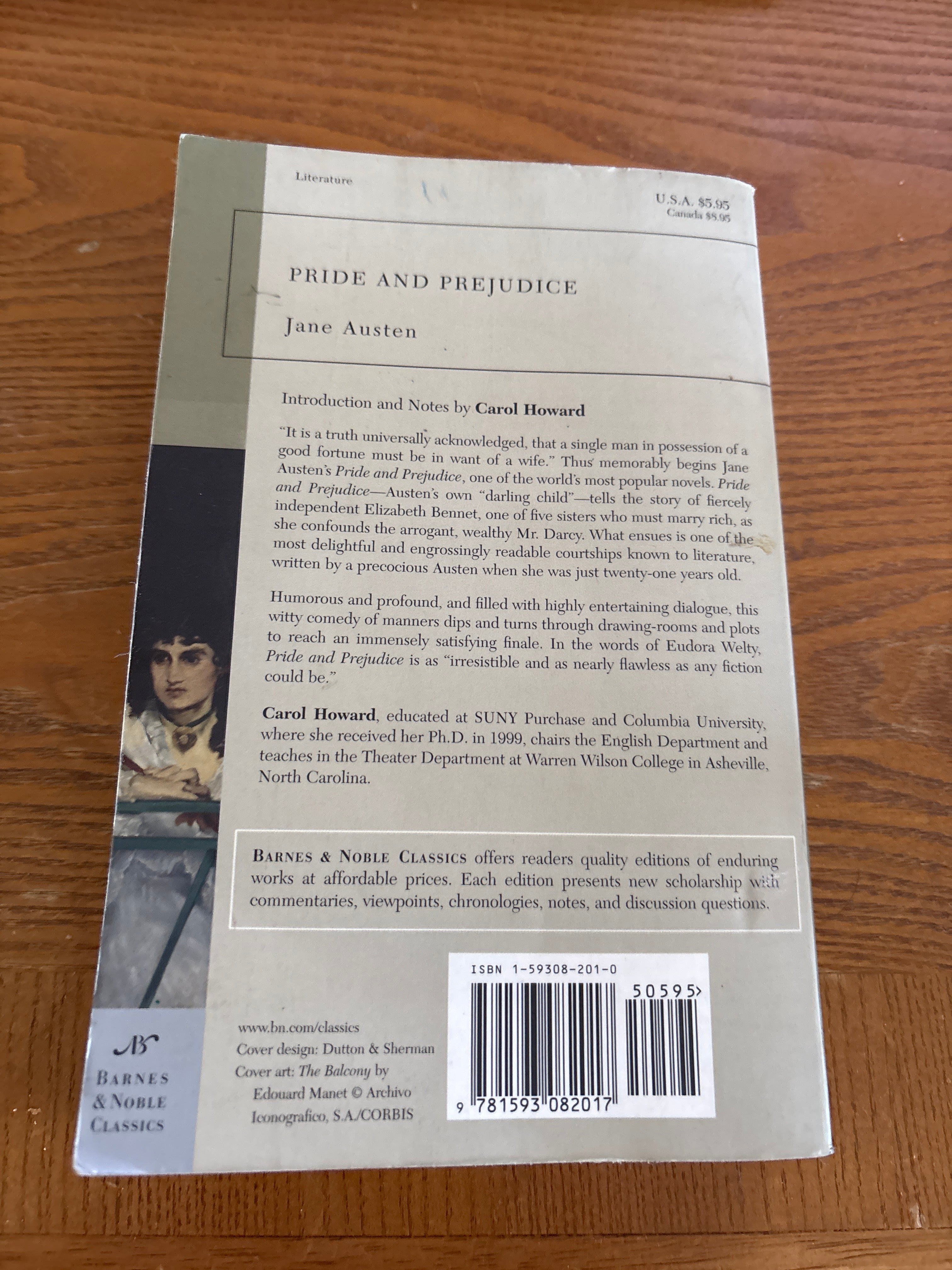 Pride and Prejudice by Jane Austen paperback (rescued)