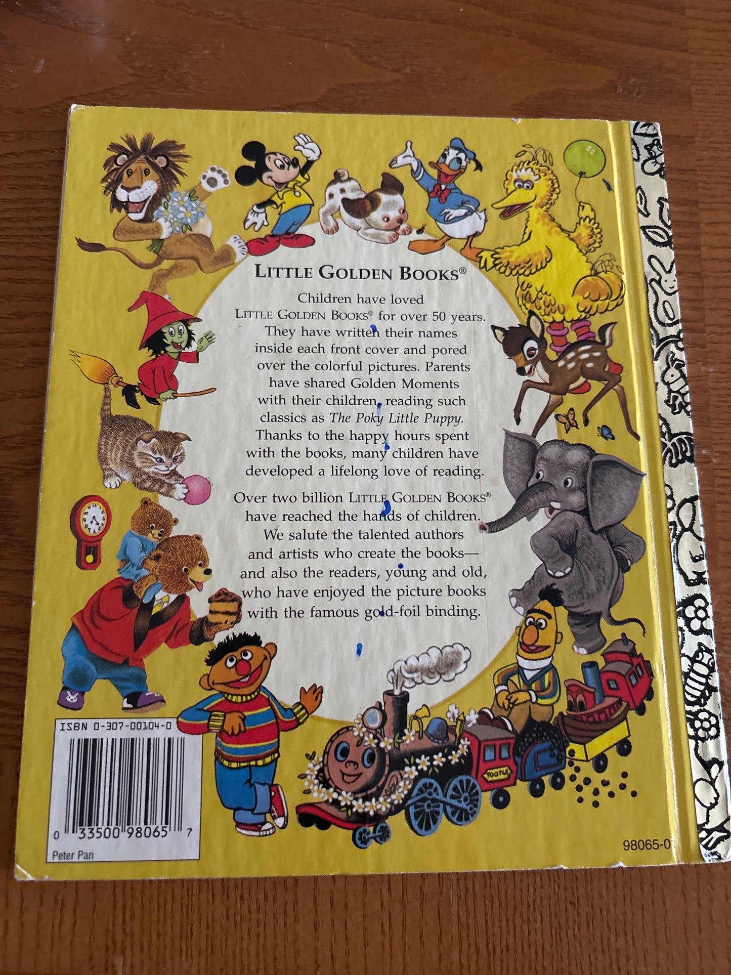 Peter Pan Walt Disney’s Little Golden Book rescued