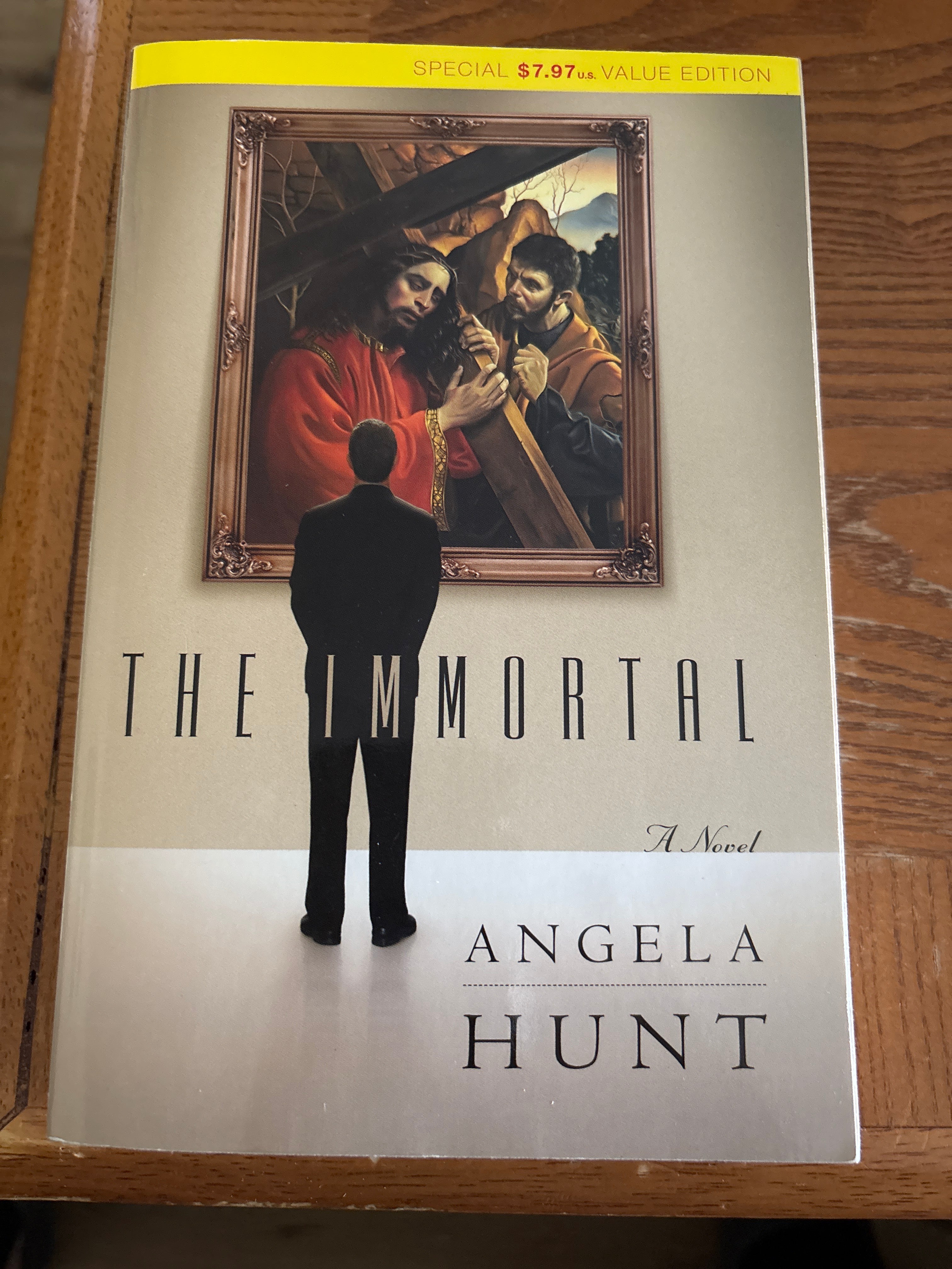 The Immortal by Angela Hunt paperback (rescued)