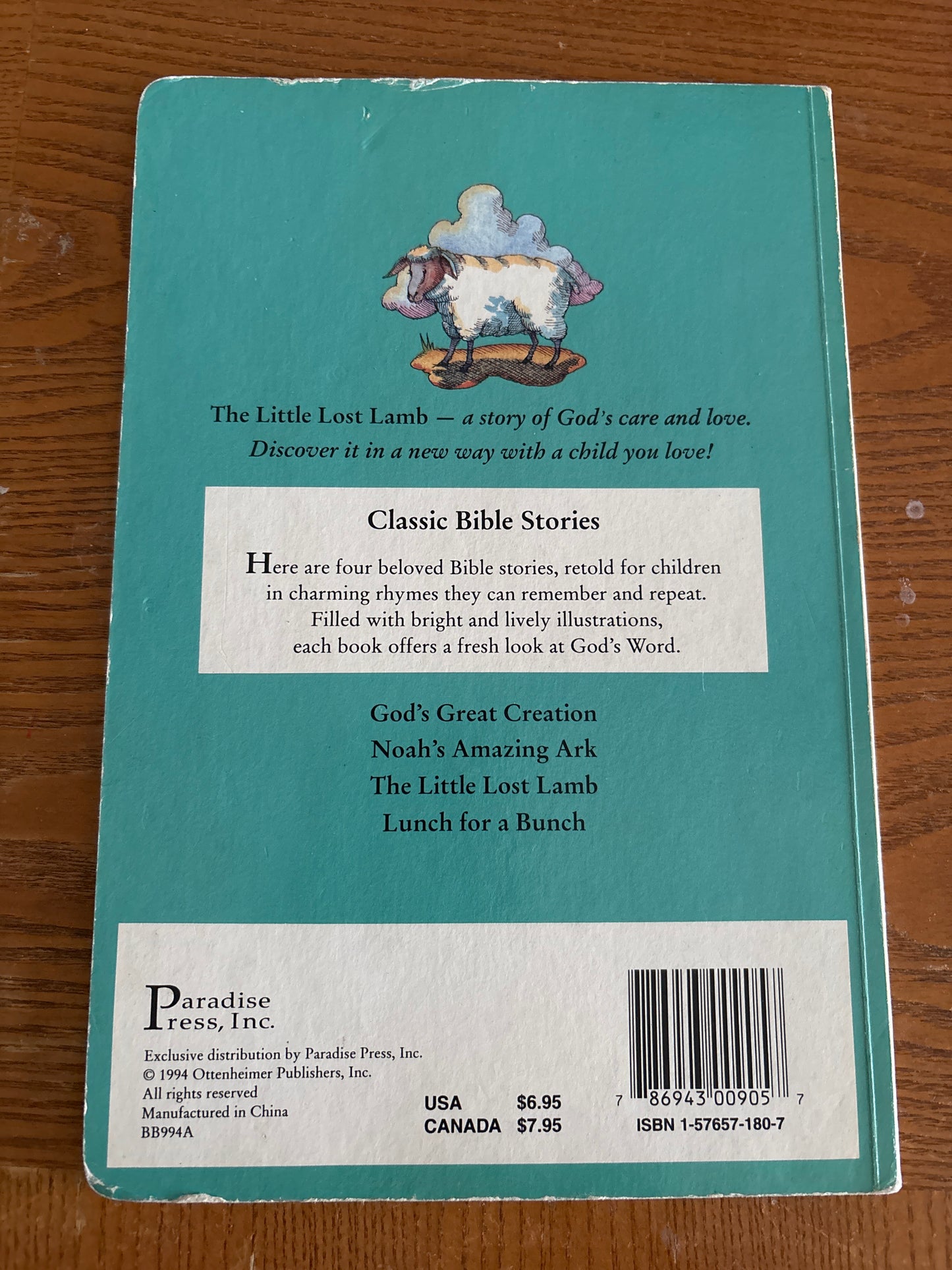 The Little Lost Lamb (A Bible Pop-Up Story) by Howard Goldthwaite rescued/paperback