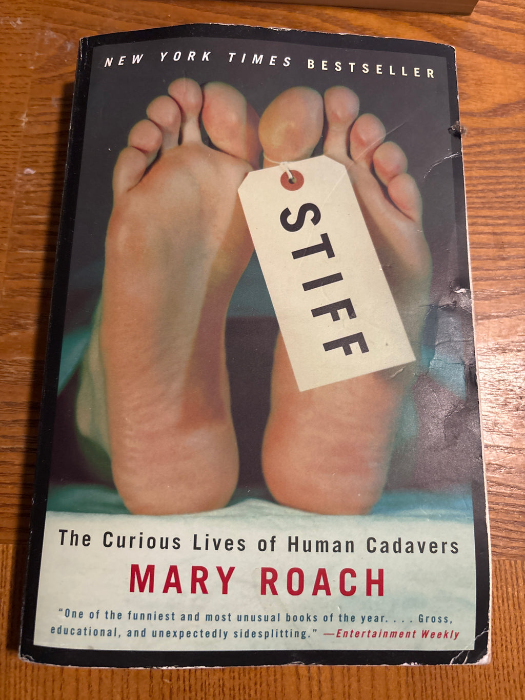 Stiff the Curious Lives of Human Cadavers by Mary Roach paperback (rescued)