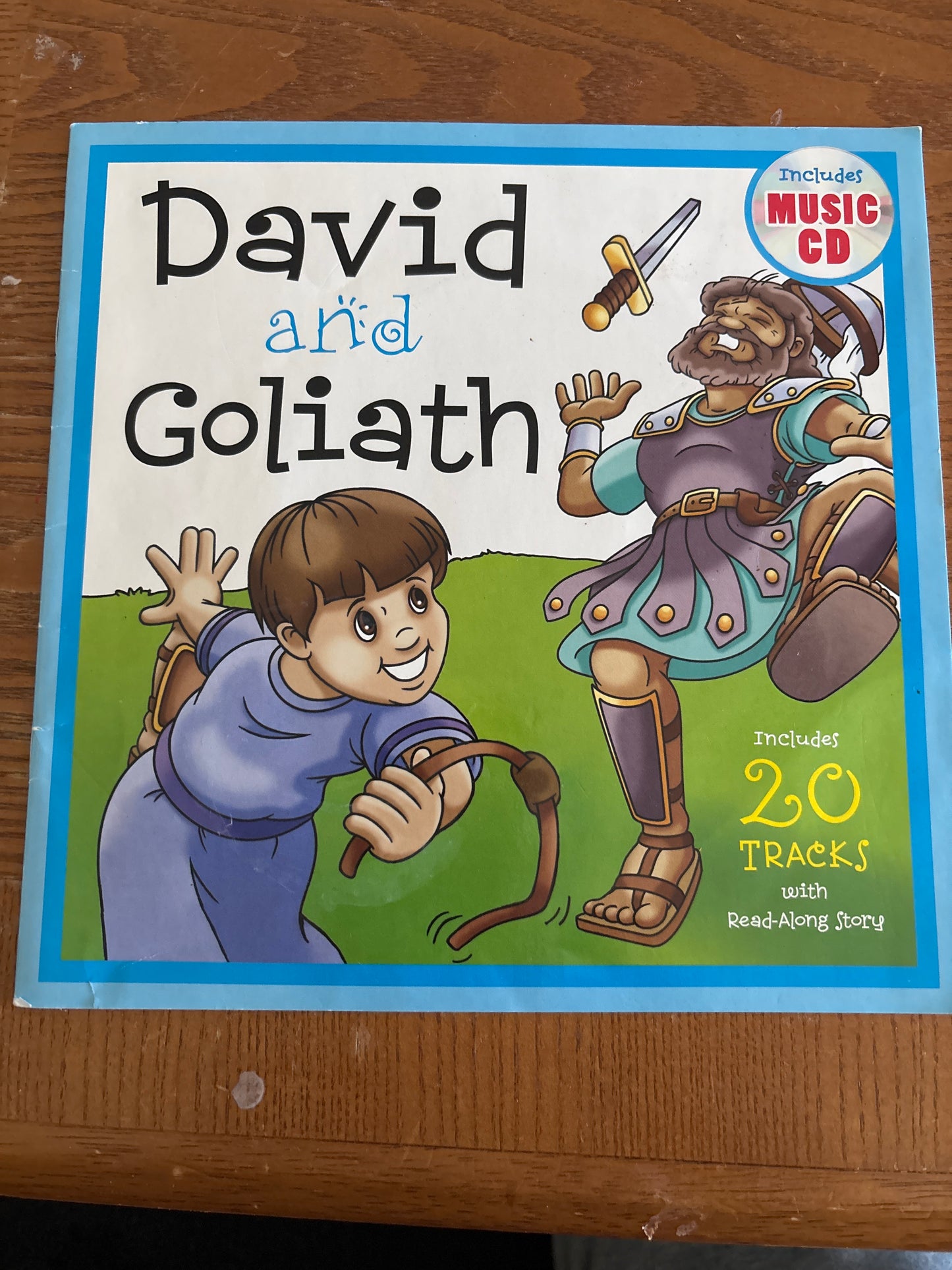 David and Goliath by Kim Mitzo Thompson; Karen Mitzo Hilderbrand, Ron Kauffman and includes 20 tracks with read-along story (CD)