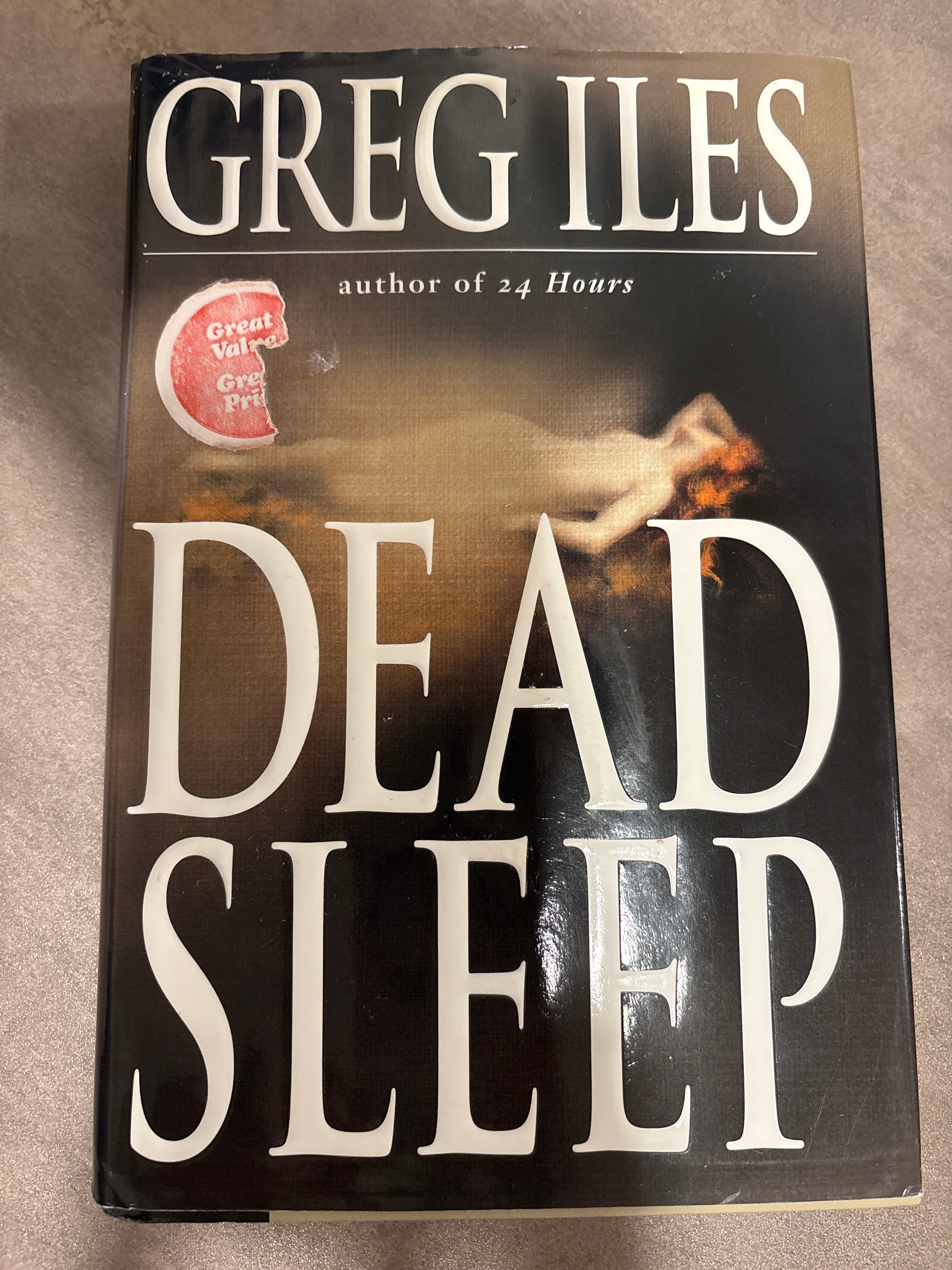 Dead Sleep by Greg Iles hardcover (rescued)