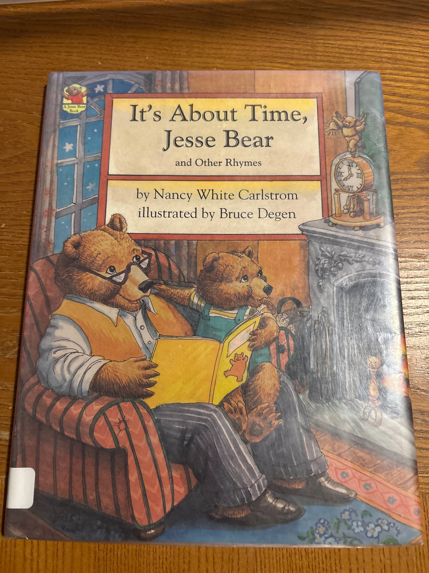 It’s About Time, Jesse Bear and Other Rhymes by Nancy White Carlstrom rescued/hardcover