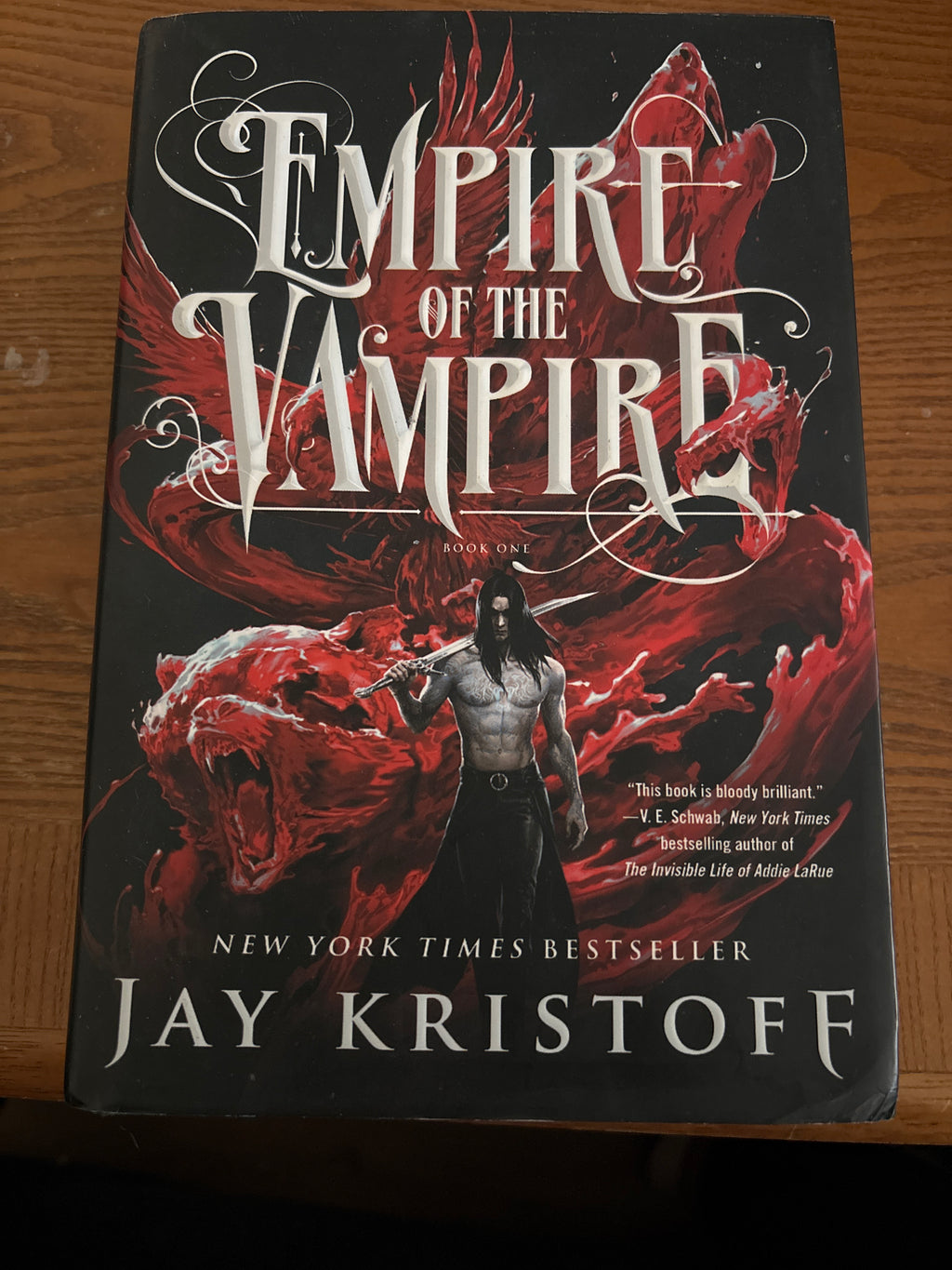 Empire of the Vampire by Jay Kristoff First Edition hardcover (like new)