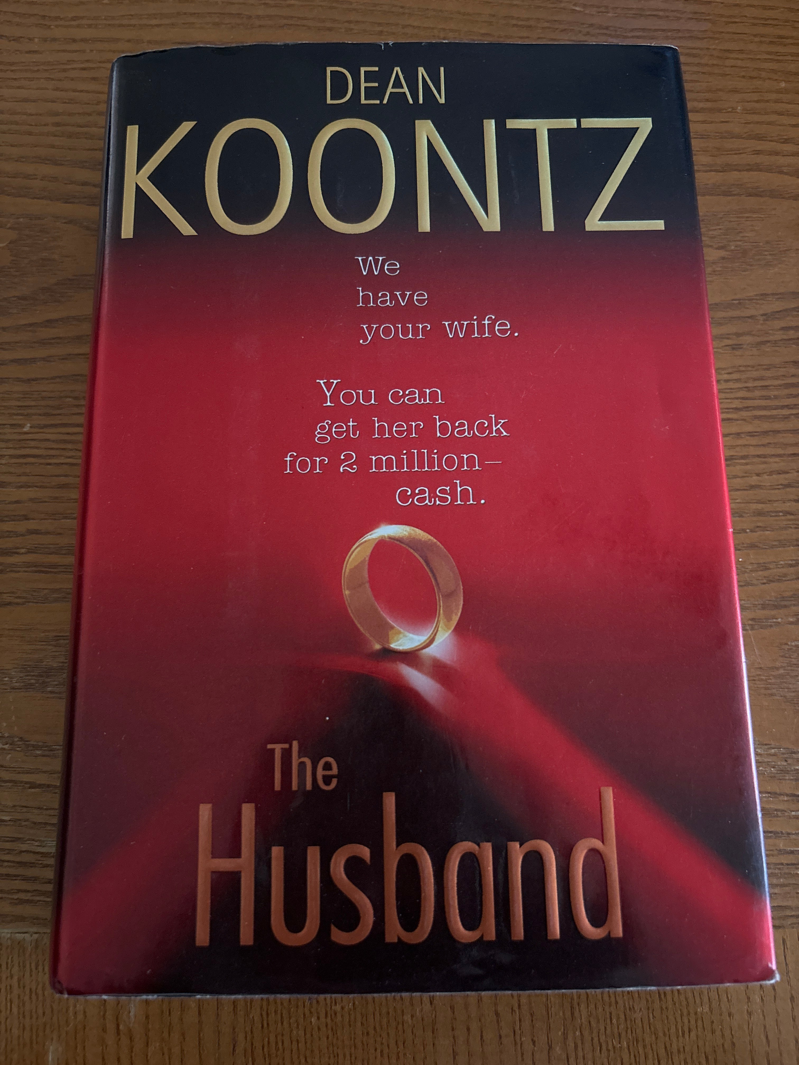 The Husband by Dean Koontz hardcover (rescued)