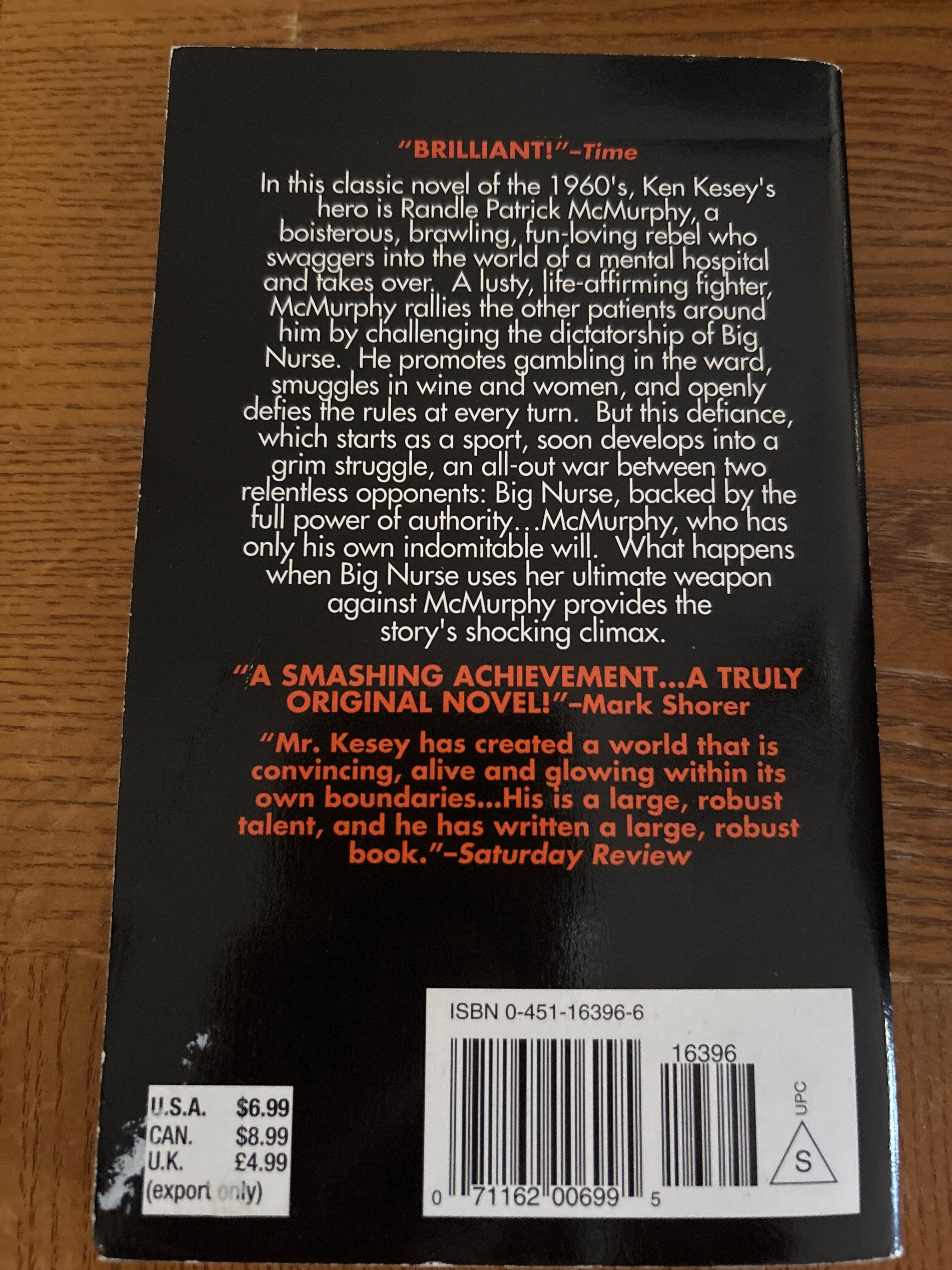 One Flew Over the Cuckoo's Nest by Ken Kesey (mass market) (rescued)