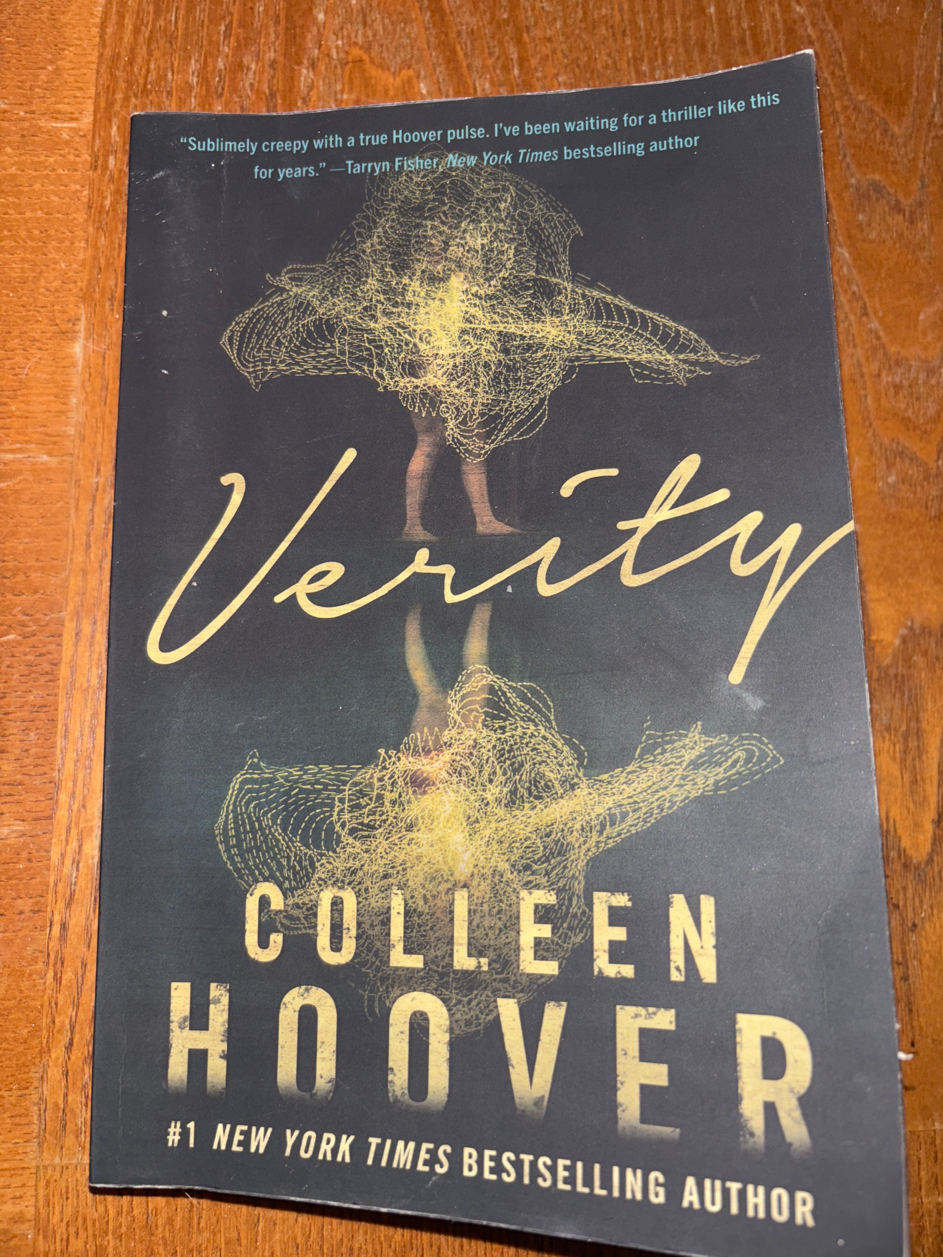 Verity by Colleen Hoover paperback (rescued)