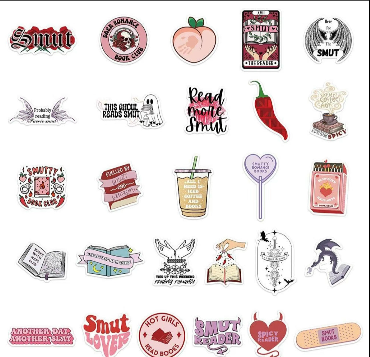 Stickers - Smut Spicy Assorted 2-3”