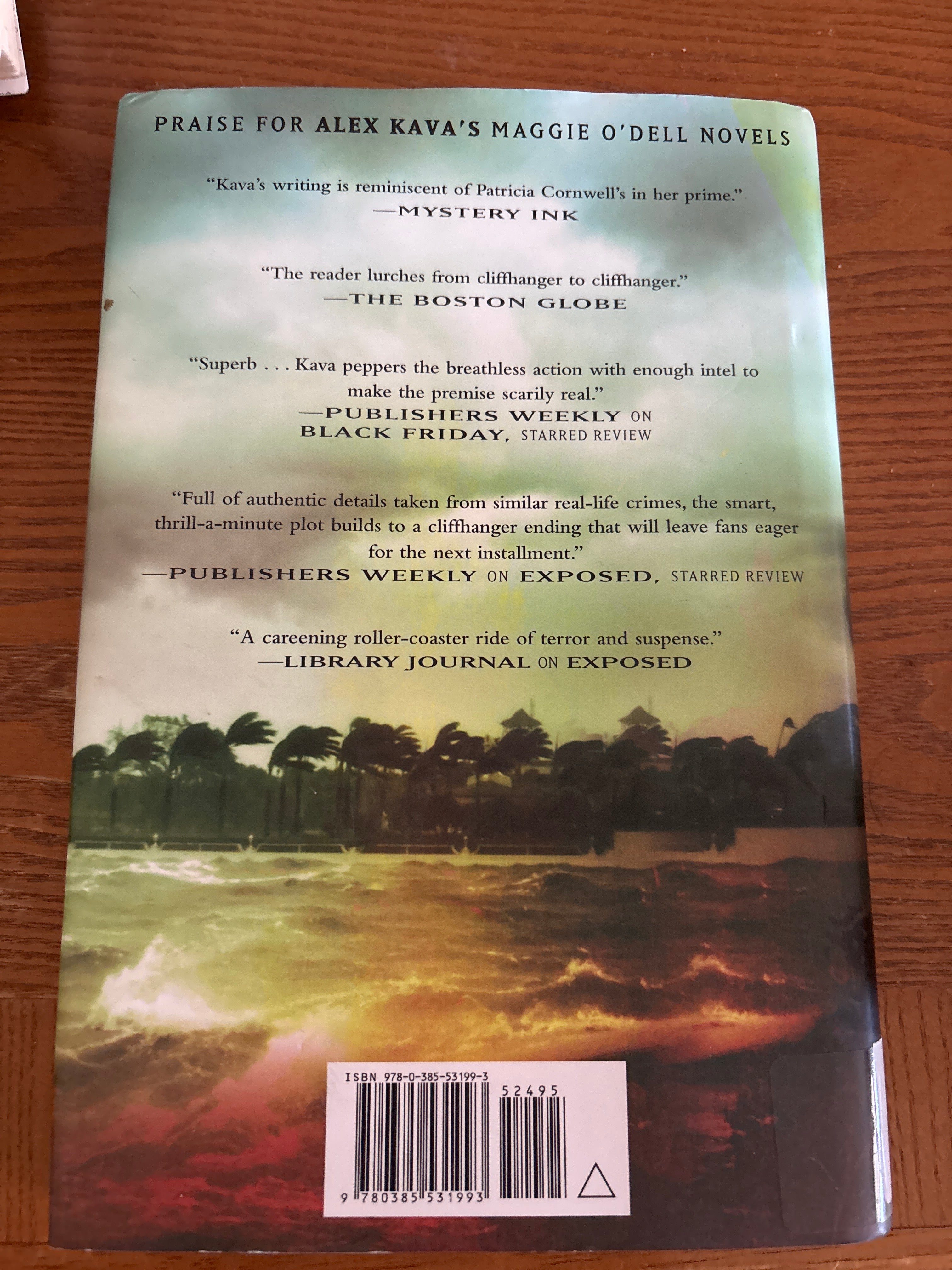 Damaged by Alex Kava FIRST EDITION hardcover (rescued library edition)