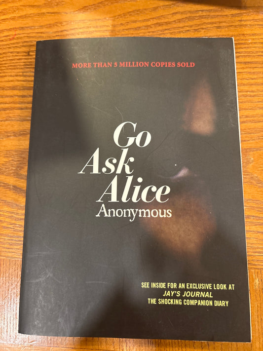 Go Ask Alice by Beatrice Sparks resuced/paperback BANNED BOOK YA