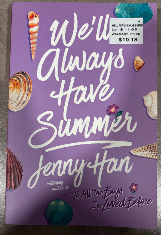 We’ll Always Have Summer by Jenny Han rescued/paperback YA