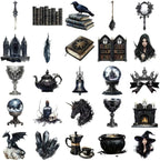 Stickers - Witches, Magic, Gothic Assorted 1-3”