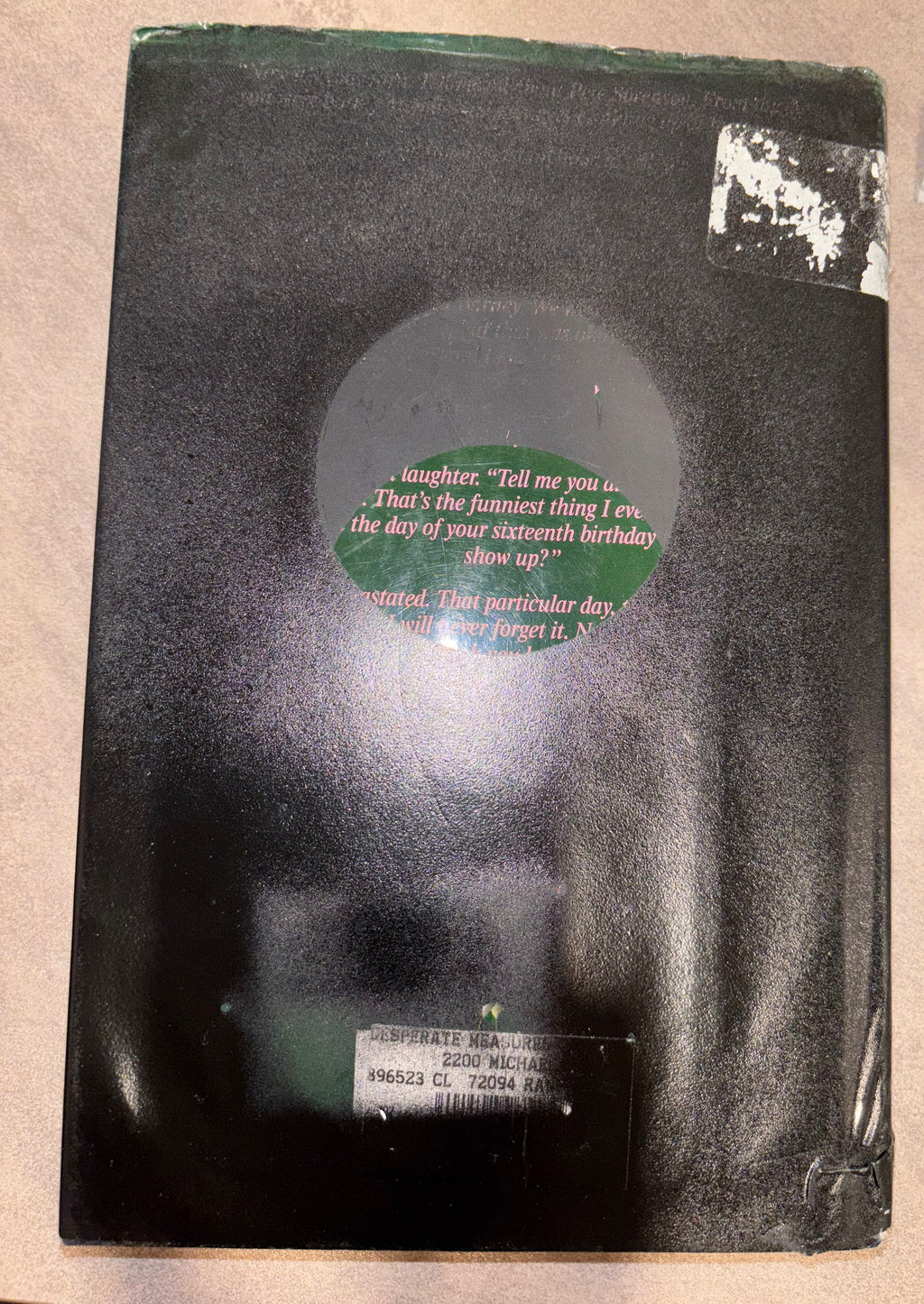 Desperate Measures by Fern Michaels hardcover (rescued-rough condition)