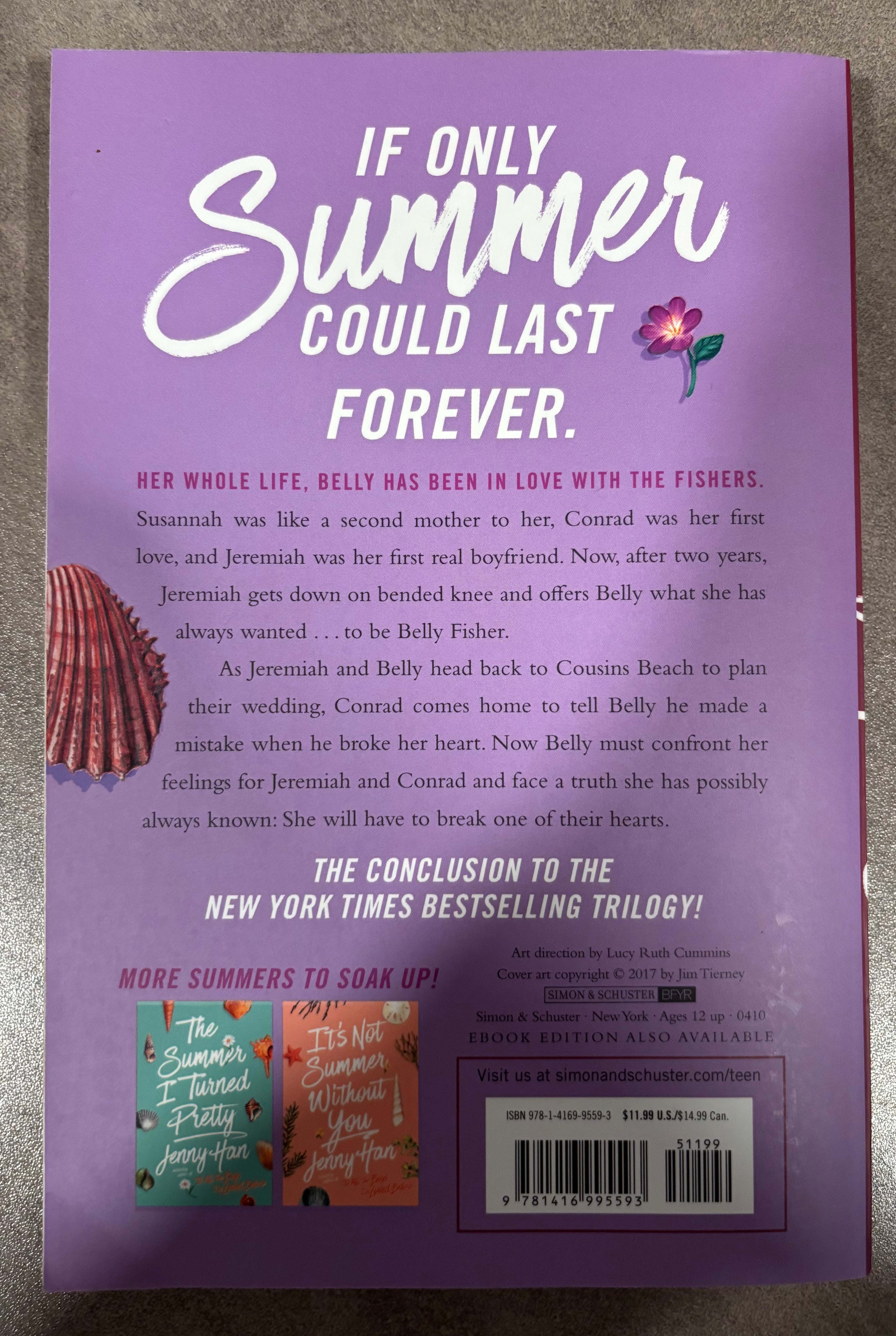 We’ll Always Have Summer (Book 3 of the Summer series) by Jenny Han YA paperback (like new)