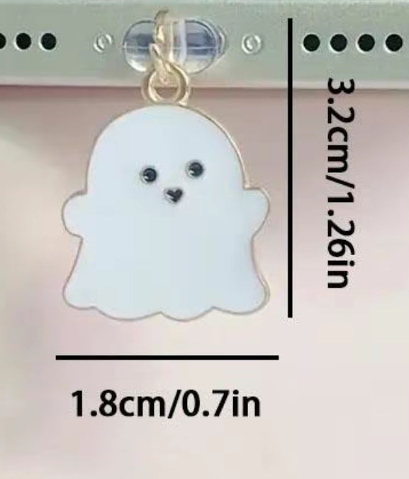 Charms for Kindle (type c) Ghost (1 white 1 black)