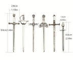 Antique Metal Sword Bookmarks