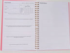 The Reading Journal pink and gold