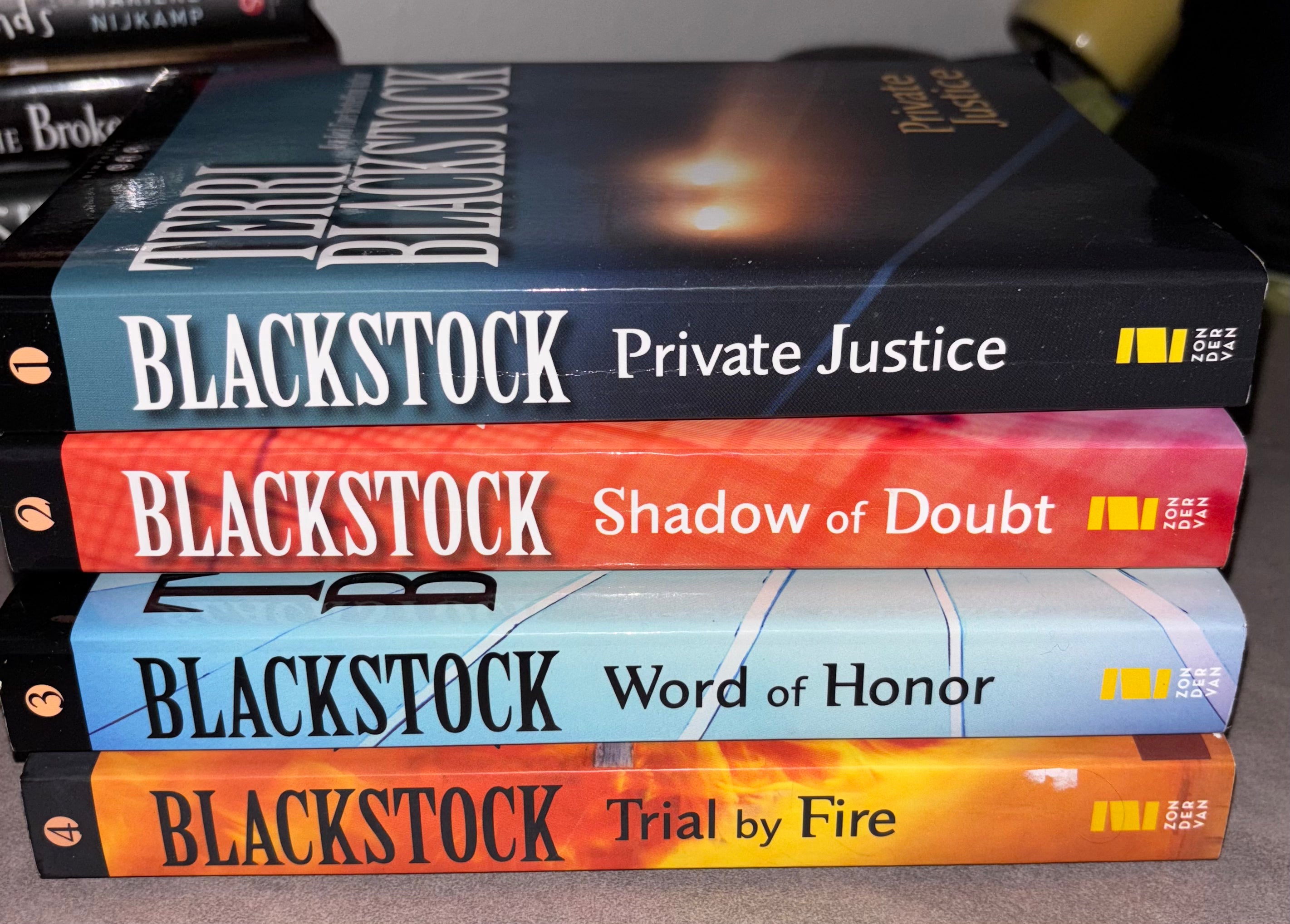 Newpointe 911 series (4 books) by Terri Blackstock paperback (rescued)