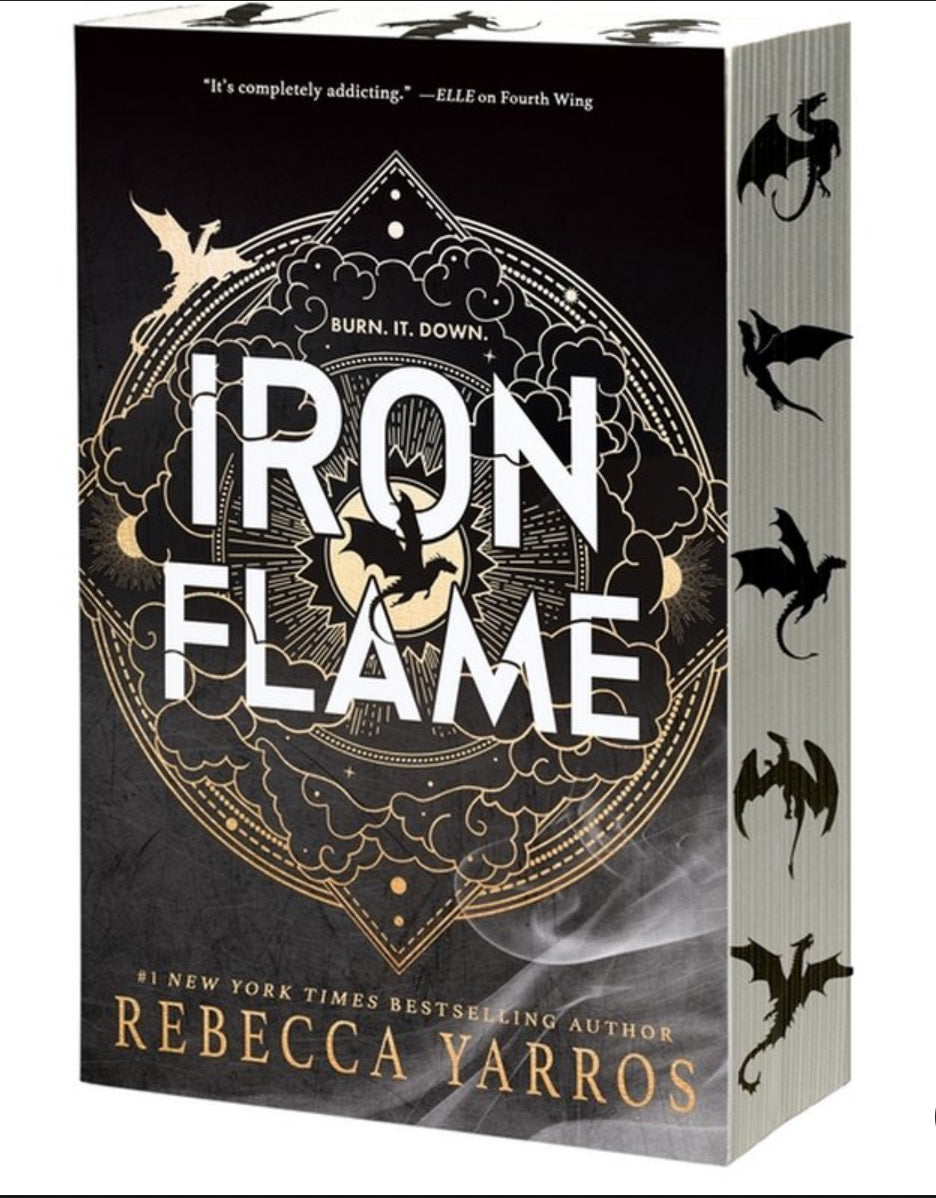 Iron Flame (Book 2 of the Empyrean Series) by Rebecca Yarros First Edition paperback (New)