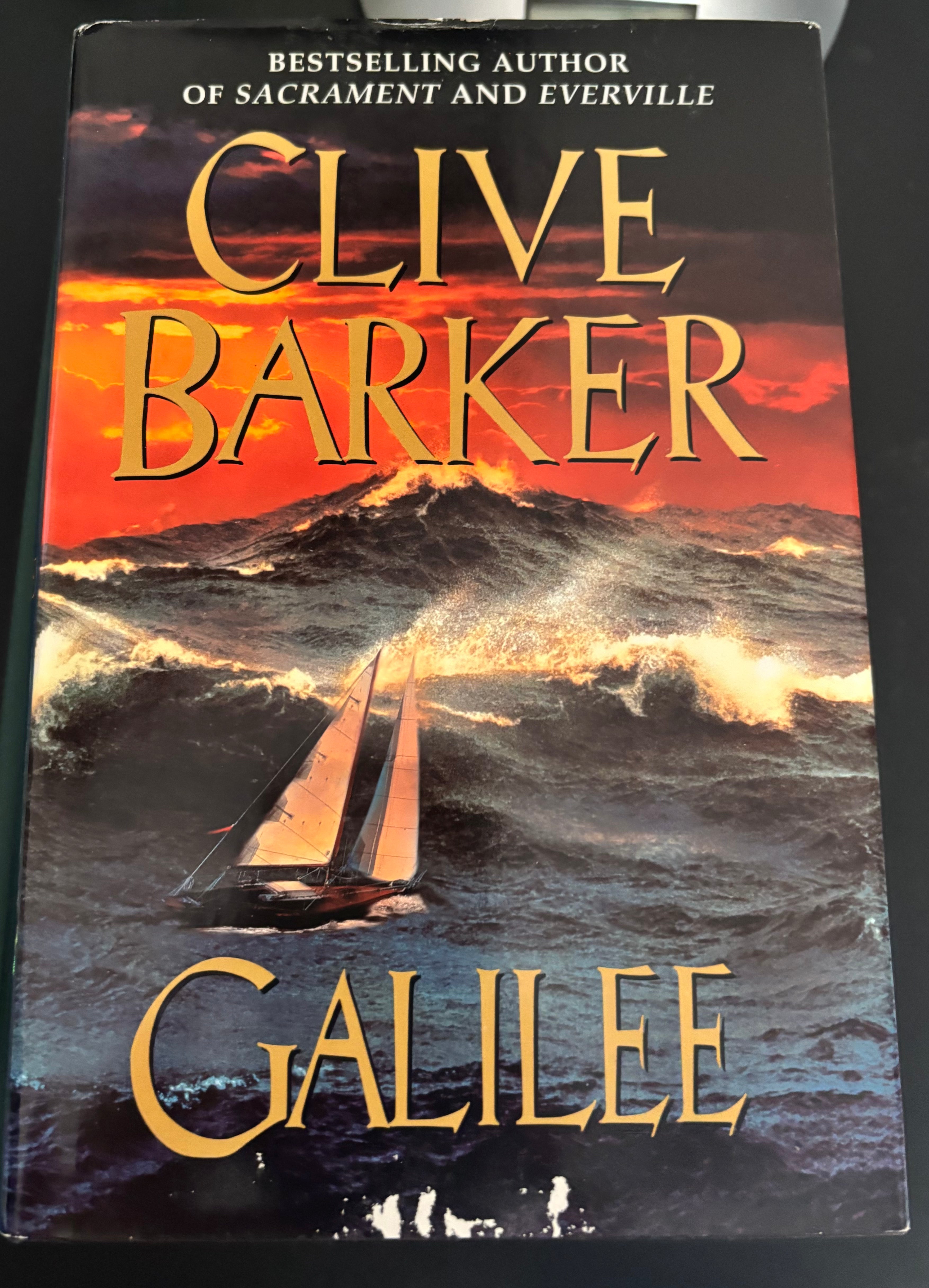 Galilee by Clive Barker hardcover (rescued)