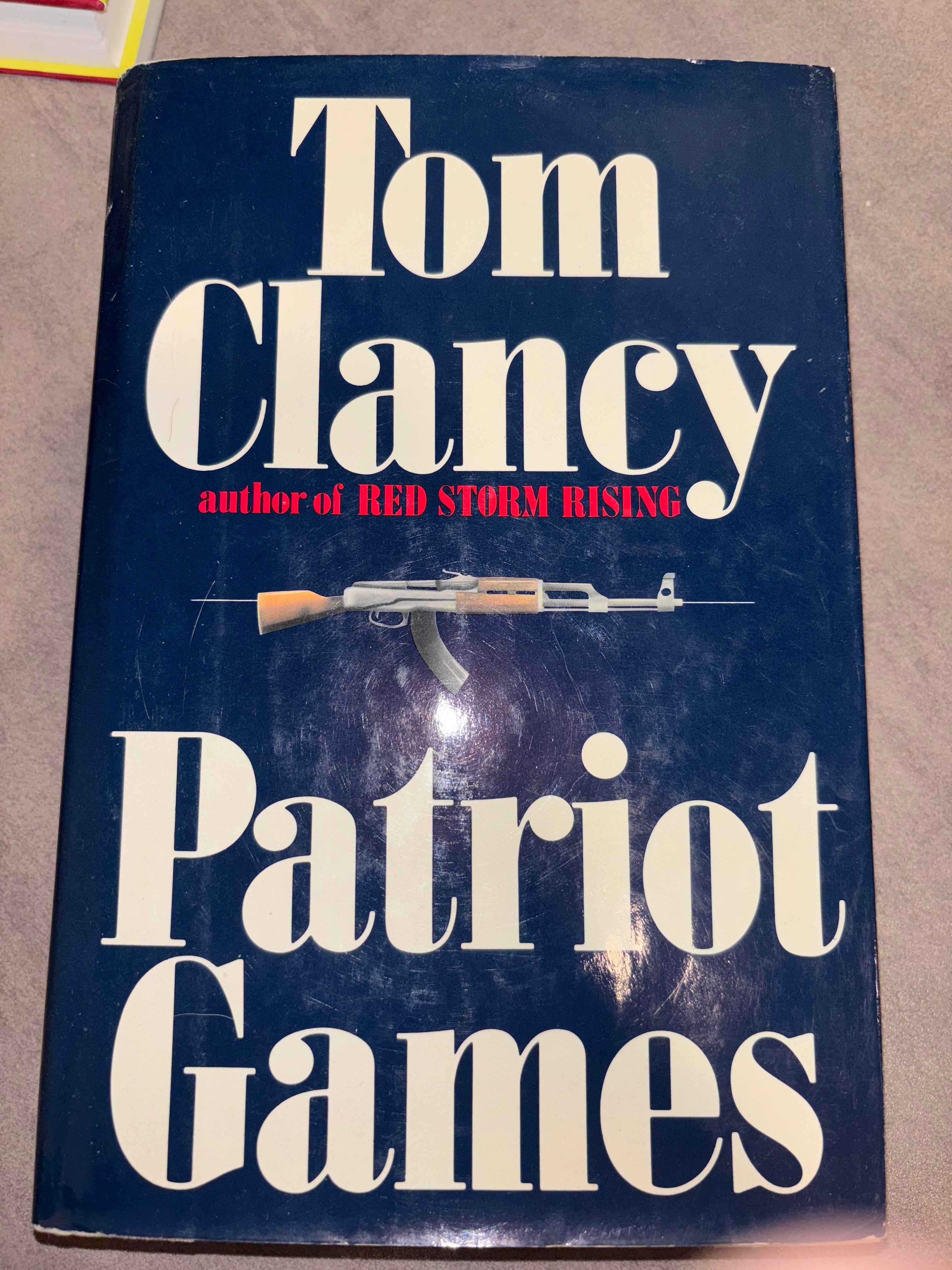 Patriot Games by Tom Clancy hardcover (rescued)