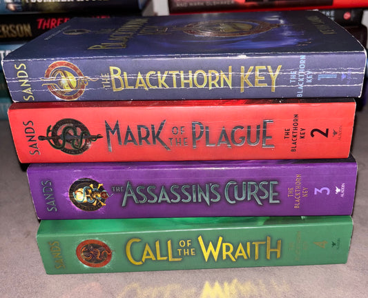 The Blackthorn Key Series 3 books by Kevin Sands rescued/paperback (tween/middle school)