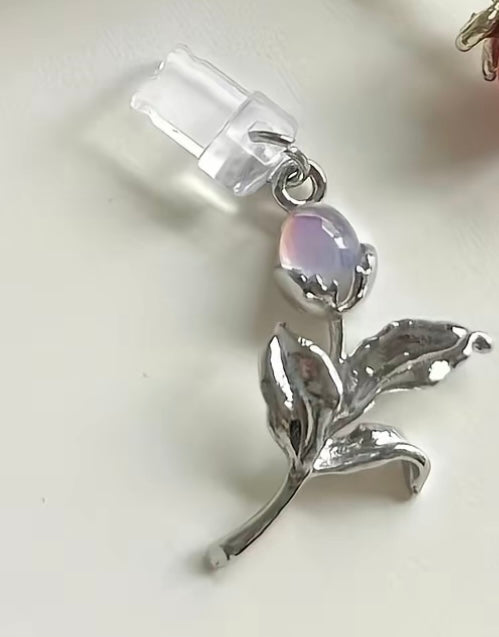 Charms for Kindle (type c) Flowers, Tulip, Rose