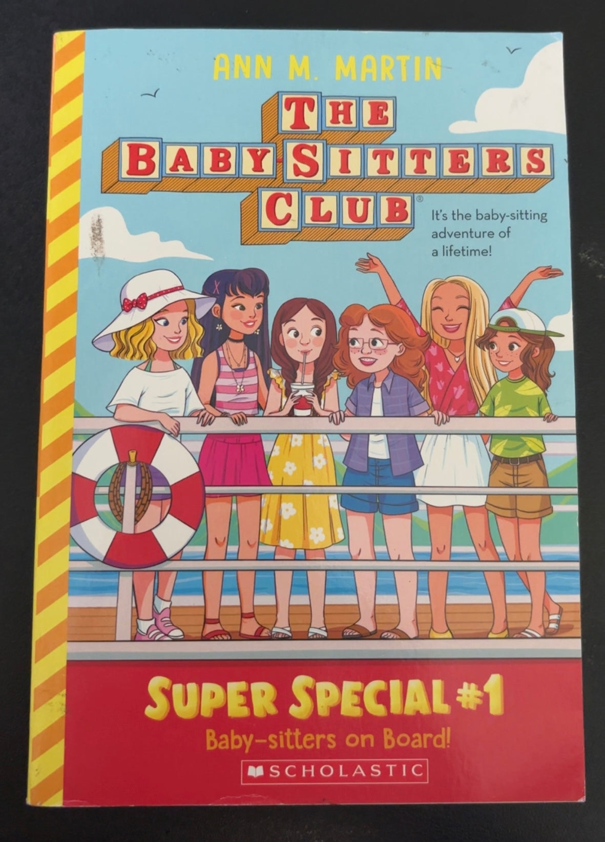 Baby-Sitters on Board (Book 1 of the Baby-Sitters Club Super Special series) Tween/Middle School paperback (rescued)