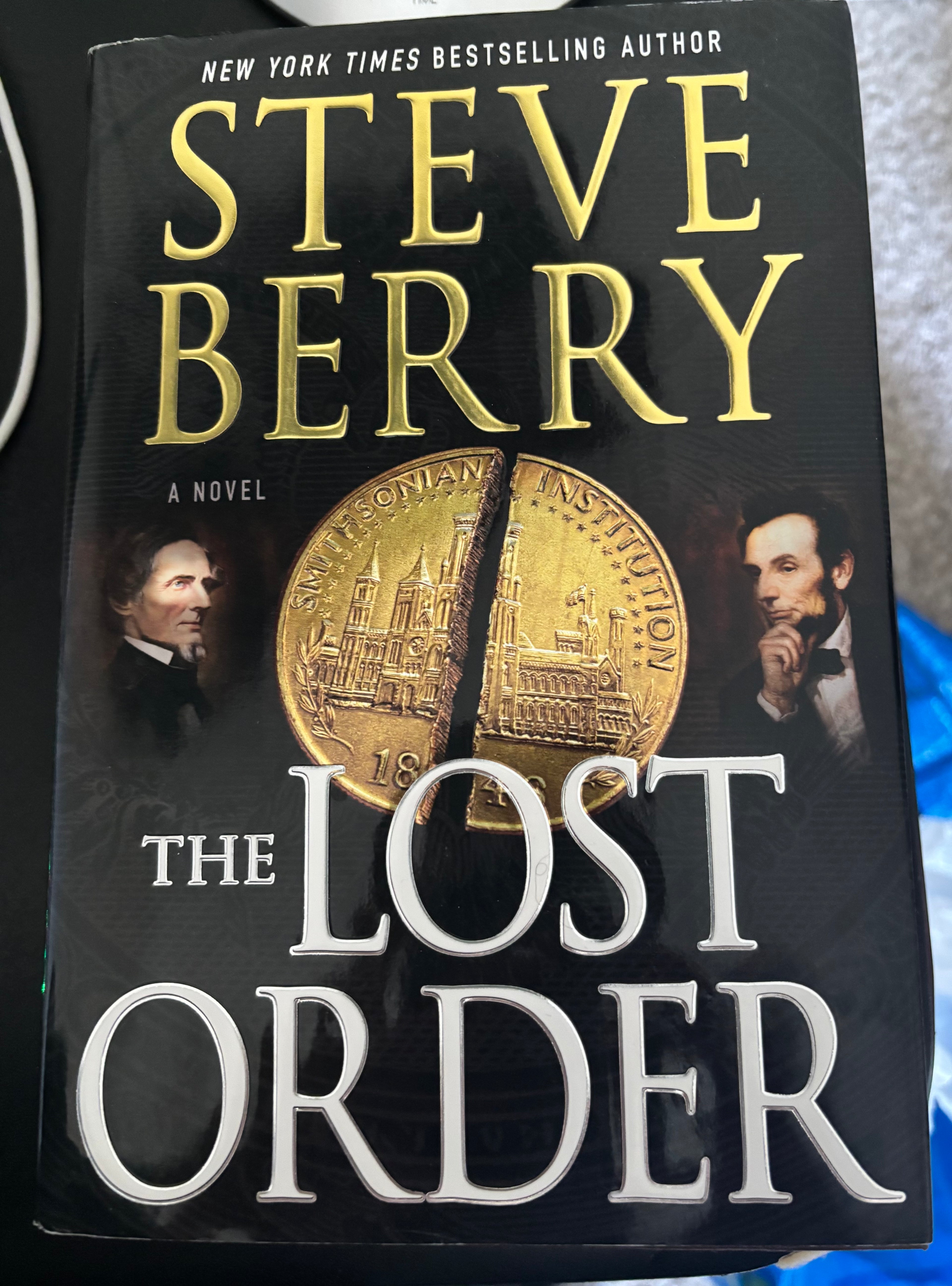 The Lost Order by Steve Berry hardcover (rescued)