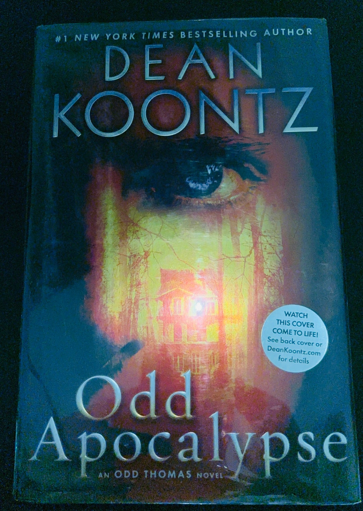 Odd Apocalypse (Book 5 of the Odd Thomas series) by Dean Koontz hardcover (rescued) (old library copy)