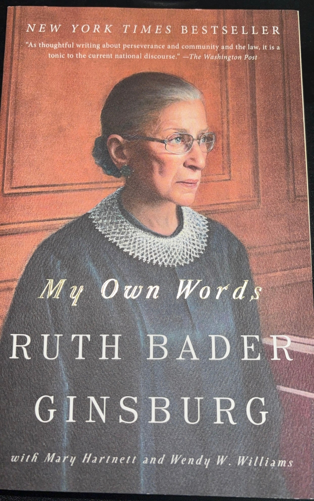 My Own Words by Ruth Bader Ginsburg paperback (rescued)