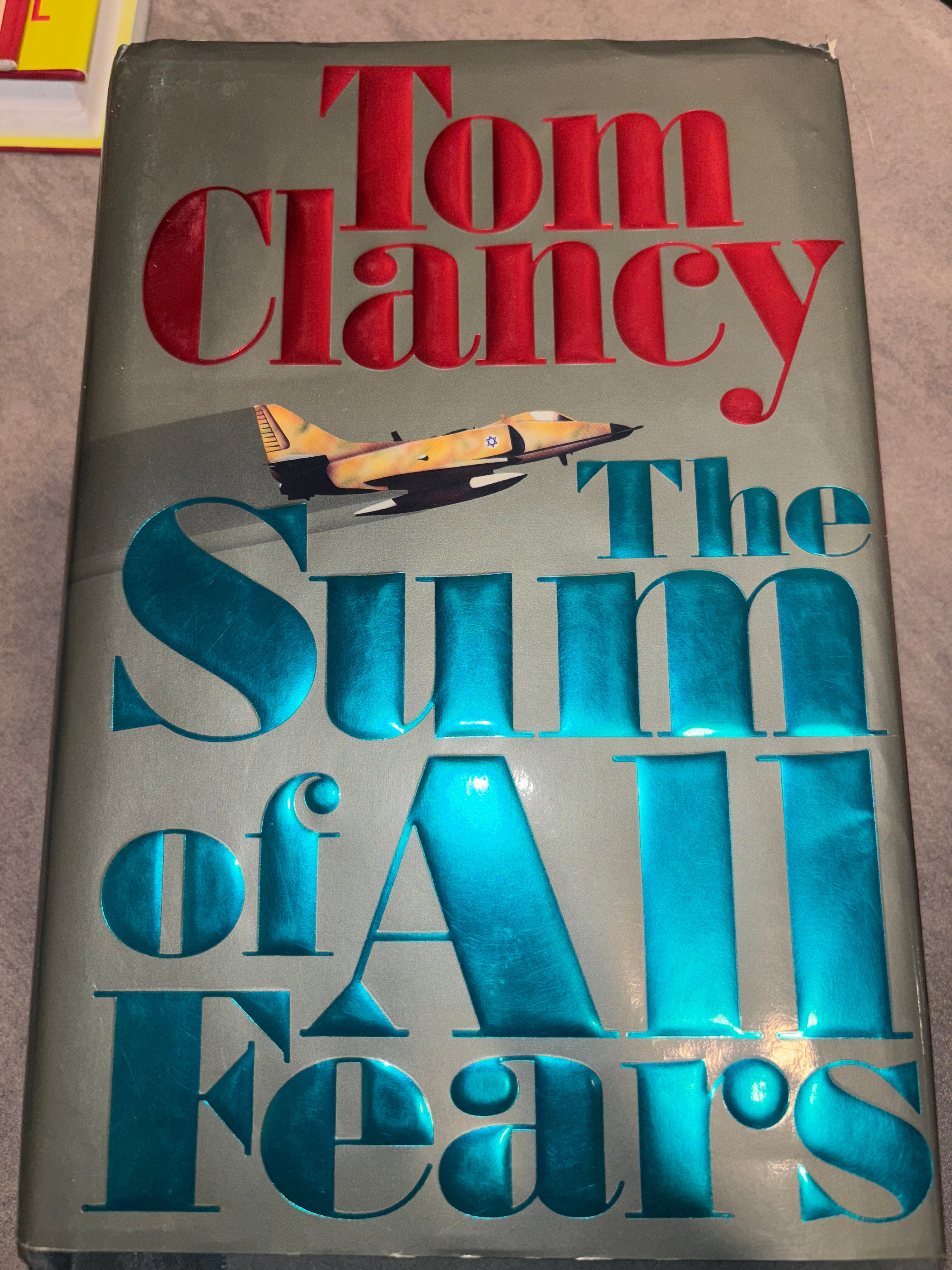 The Sum of All Fears by Tom Clancy hardcover (rescued)