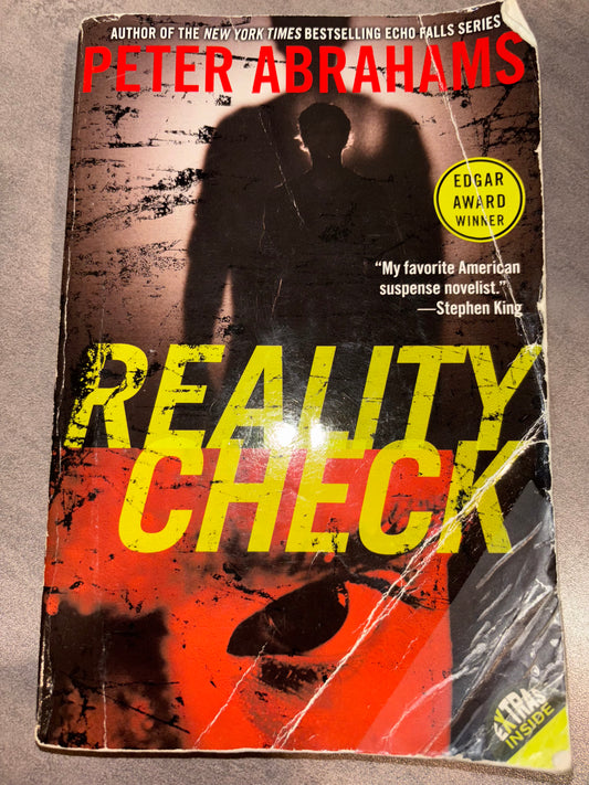 Reality Check by Peter Abrams rescued/paperback YA