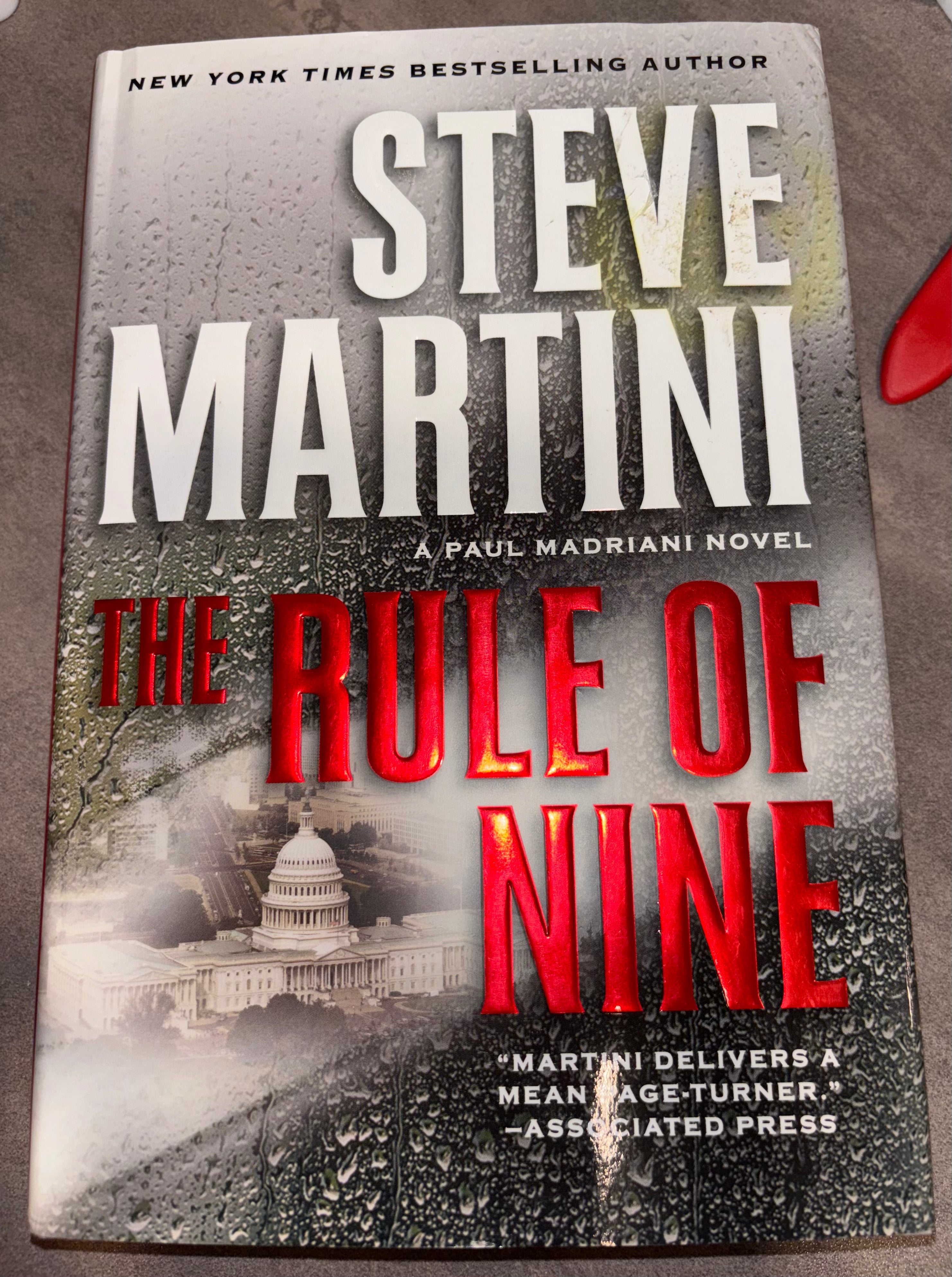 The Rule of Nine by Steve Martini hardcover (like new)