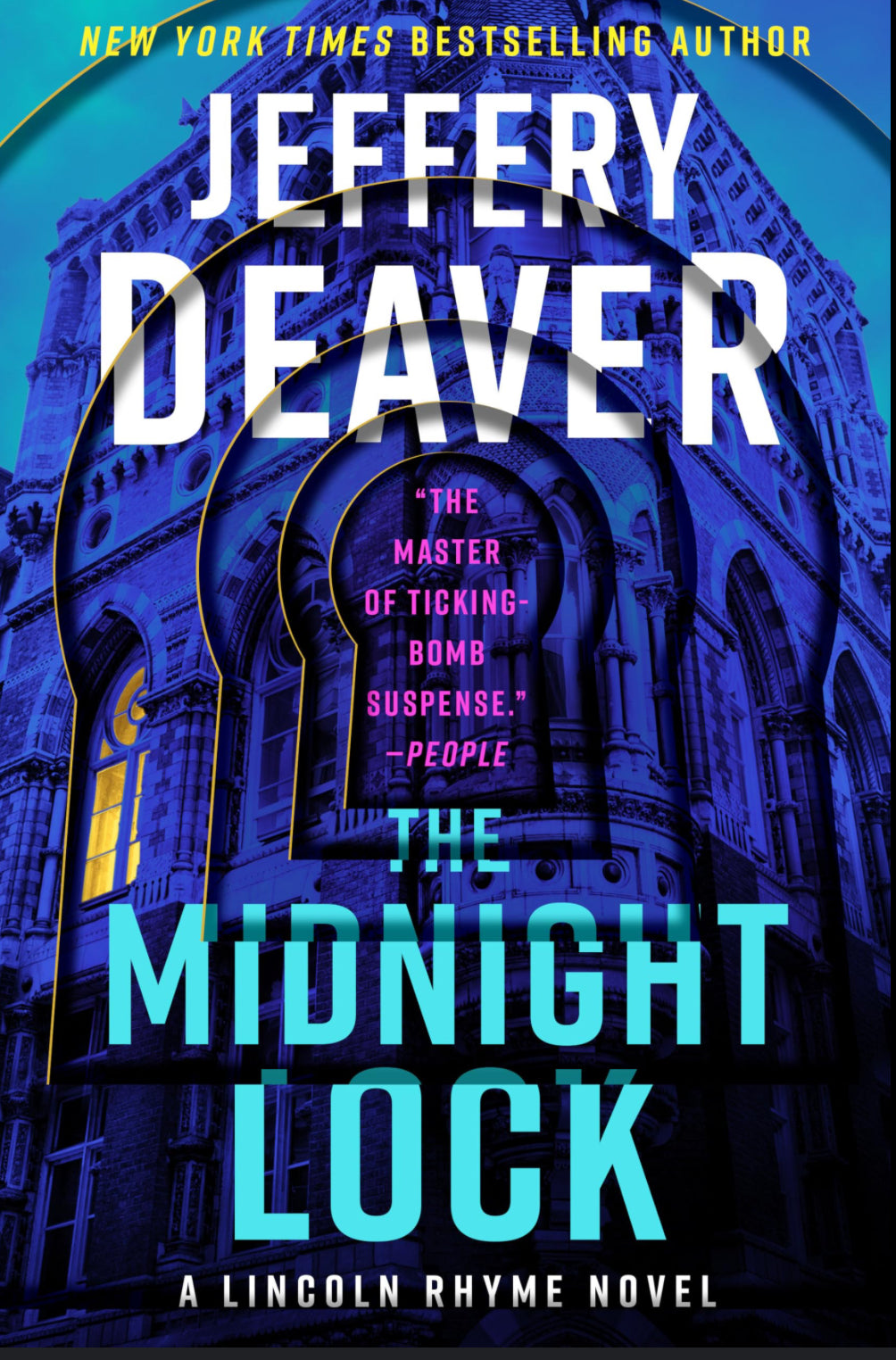 The Midnight Lock (Lincoln Rhyme Novels, book 15) by Jefferey Deaver hardcover (like new)