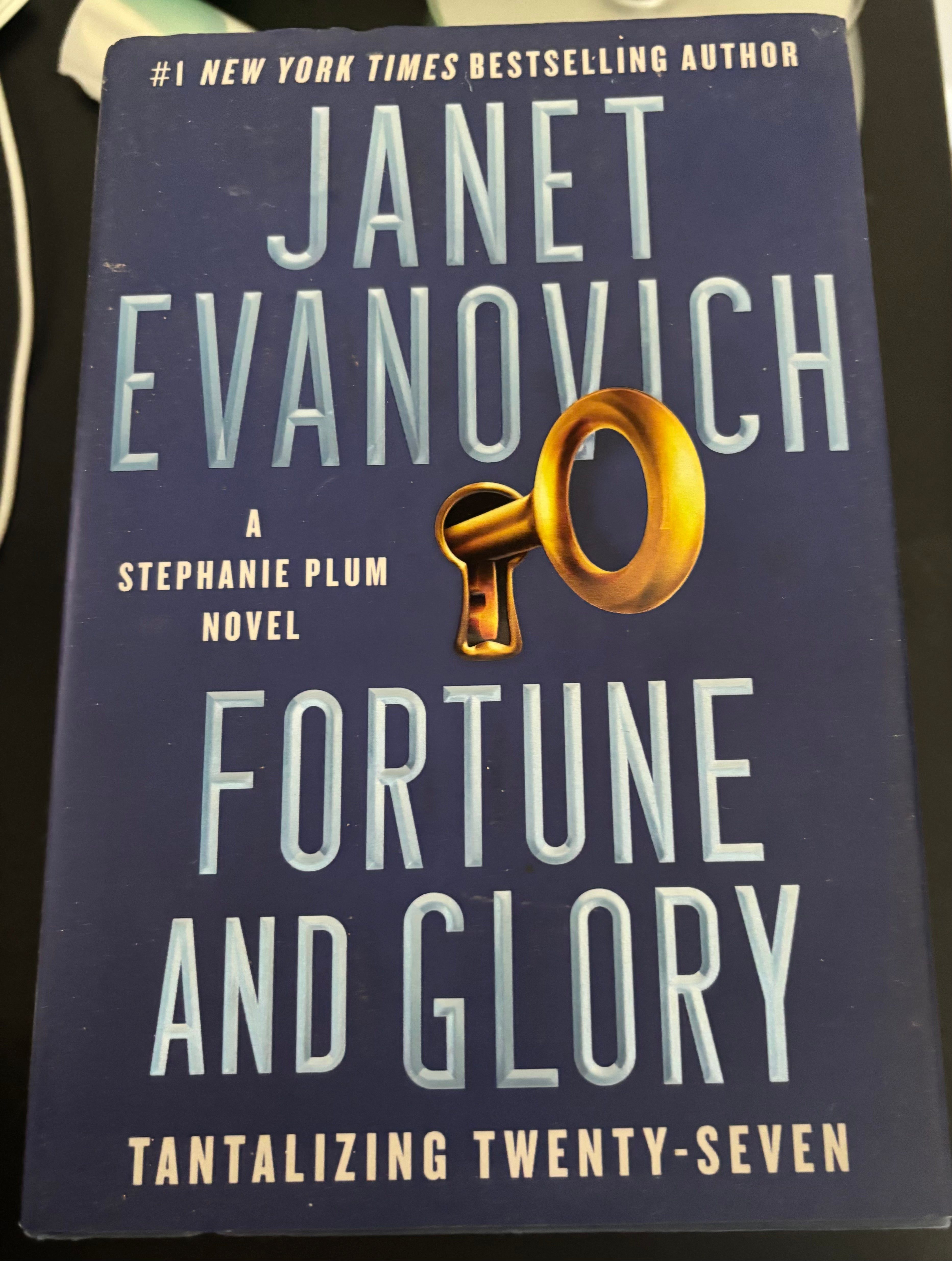 Fortune and Glory: Tantalizing Twenty-Seven (Book 27 of the Stephanie Plum series) by Janet Evanovich hardcover (rescued)