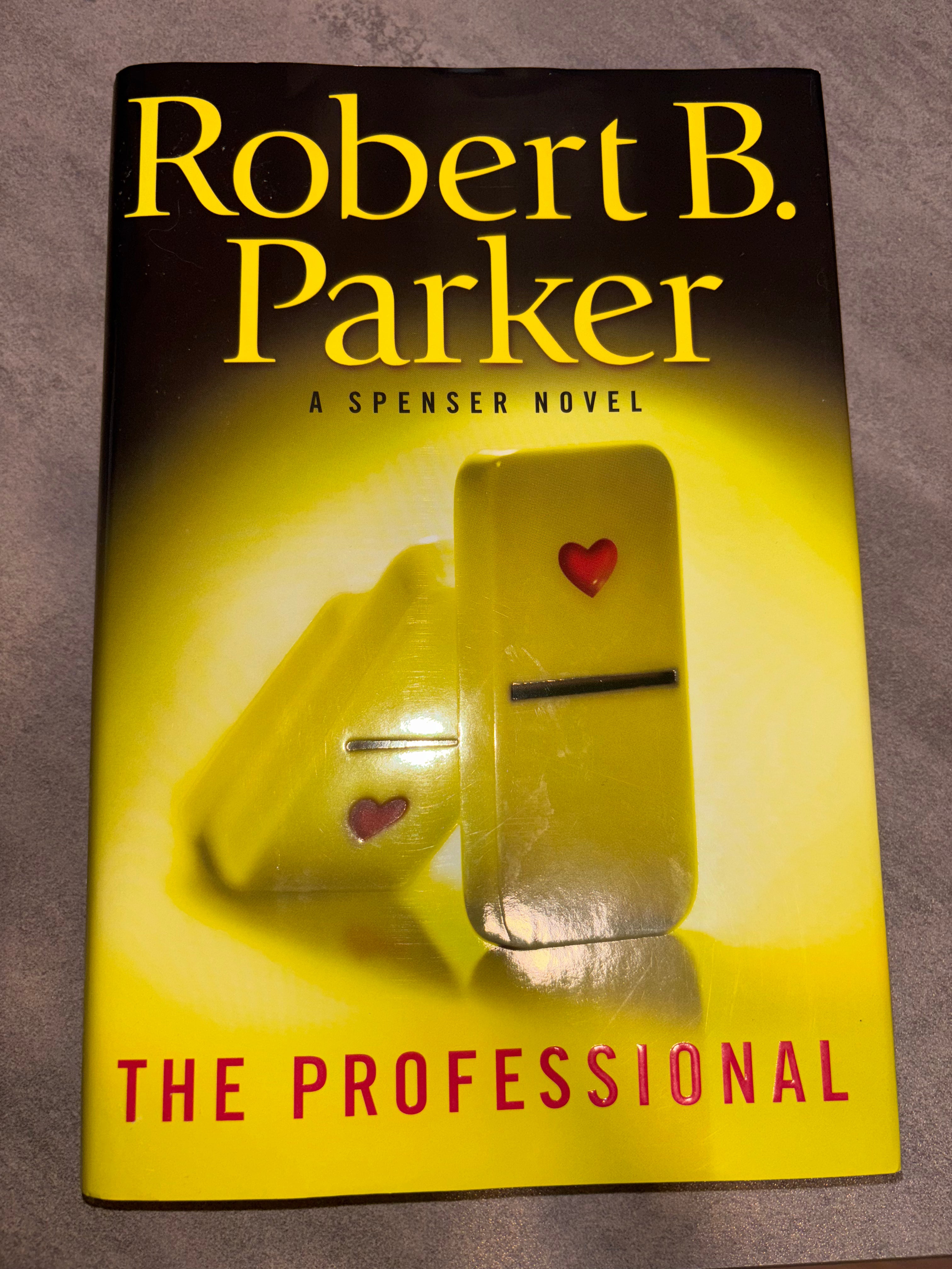 The Professional by Robert B. Parker hardcover (like new)