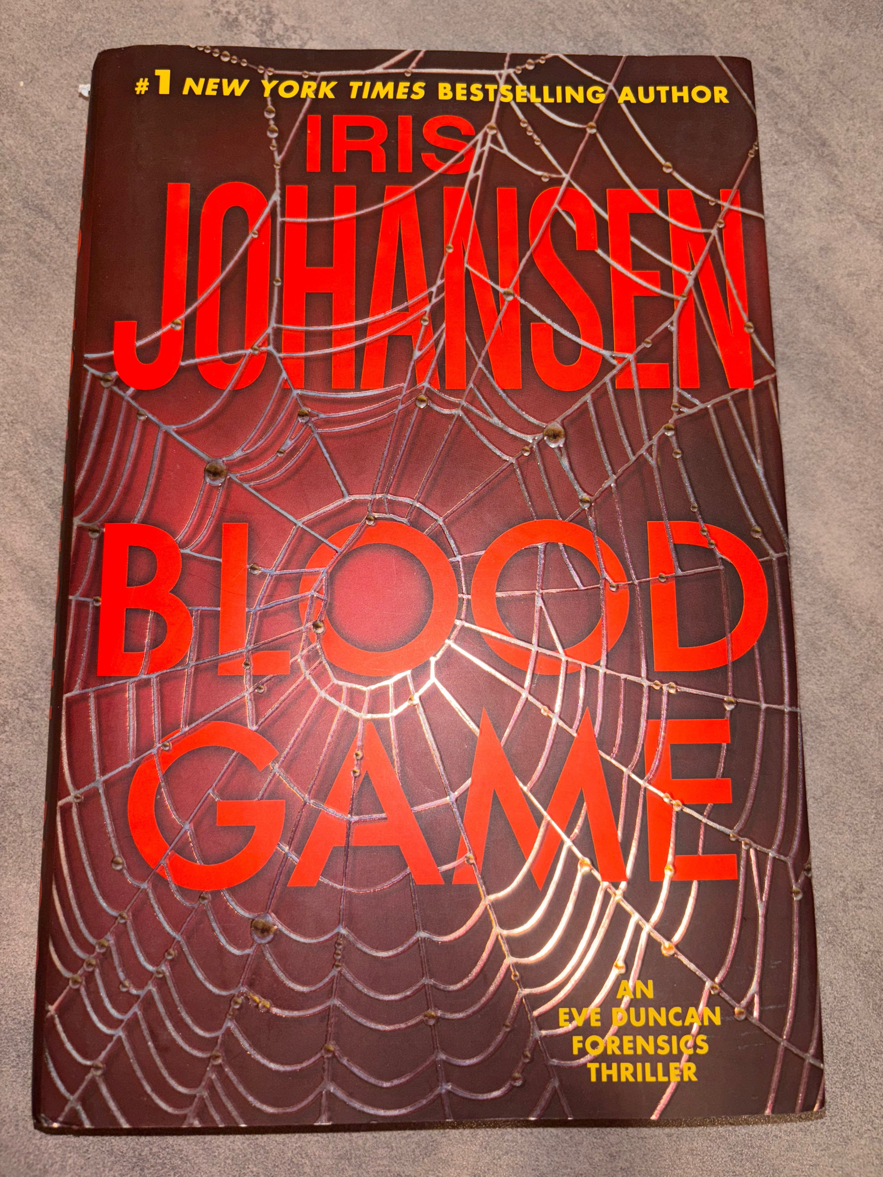 Blood Game by Iris Johansen hardcover (rescued)
