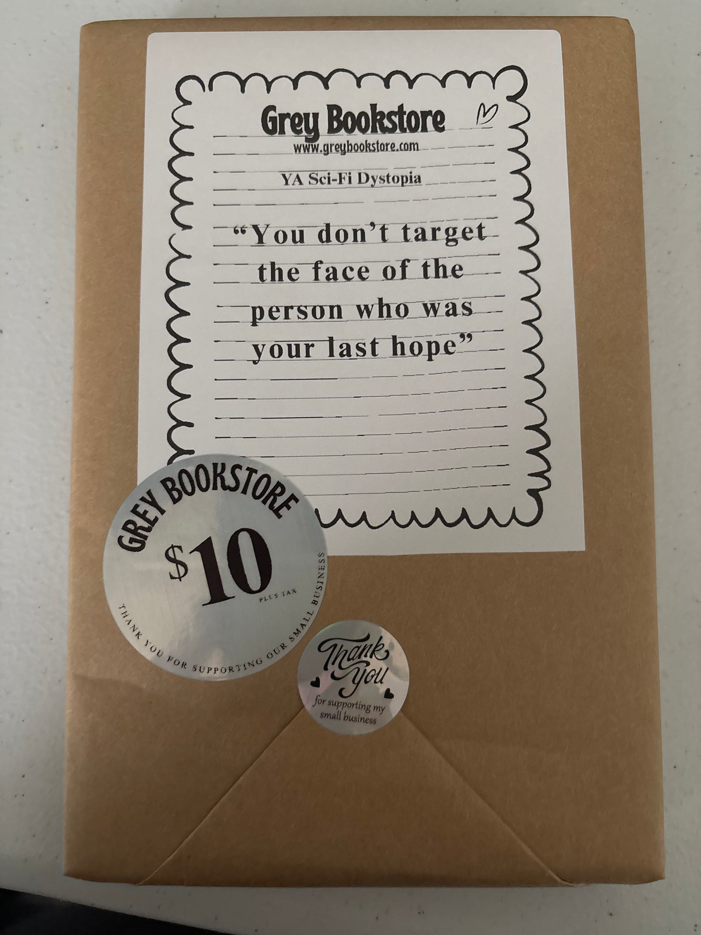 Blind Date With a Book #5 Rescued YA Sci-Fi Dystopia Paperback