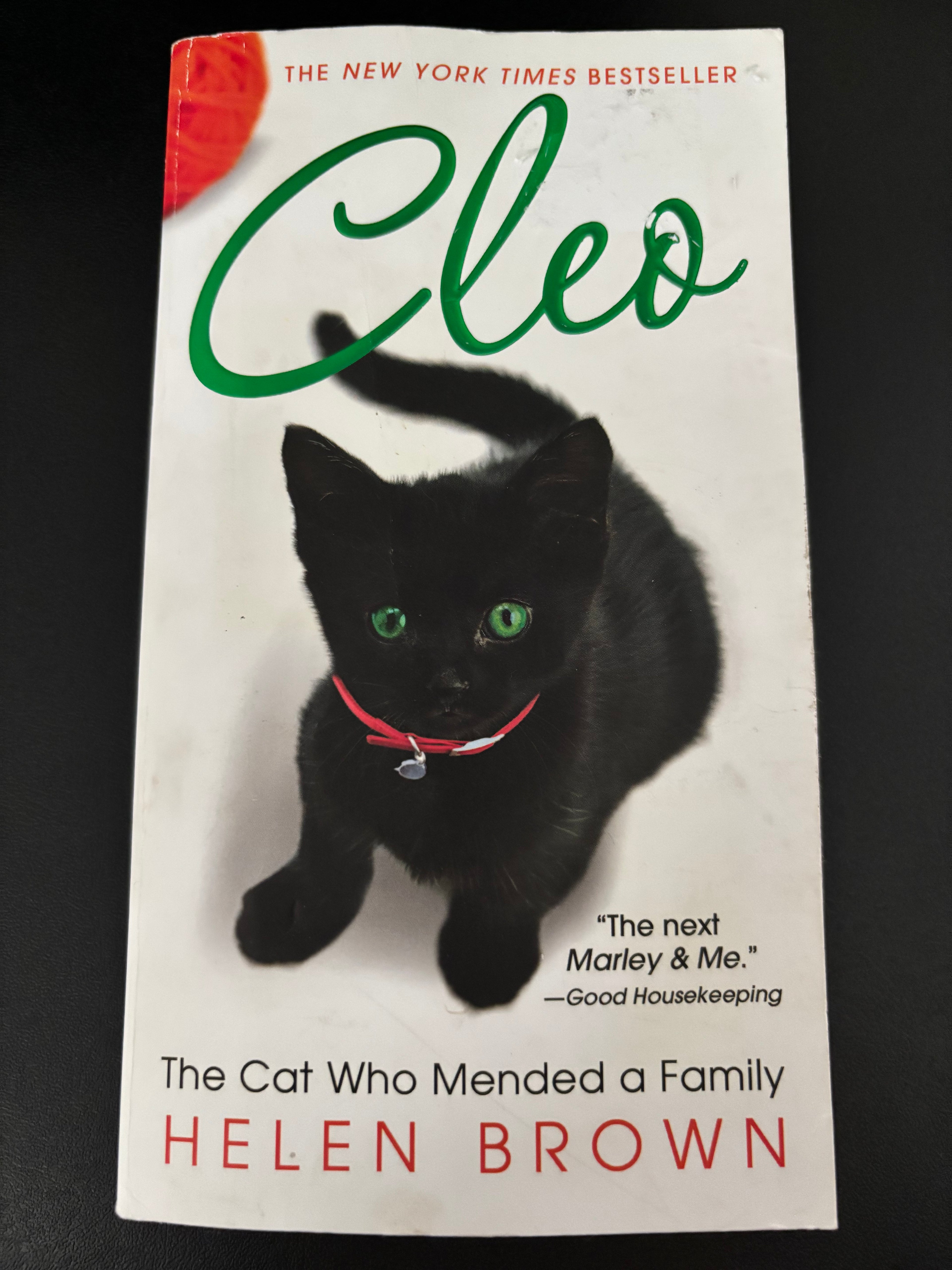 Cleo, The Cat Who Mended a Family by Helen Brown rescued (mass market)