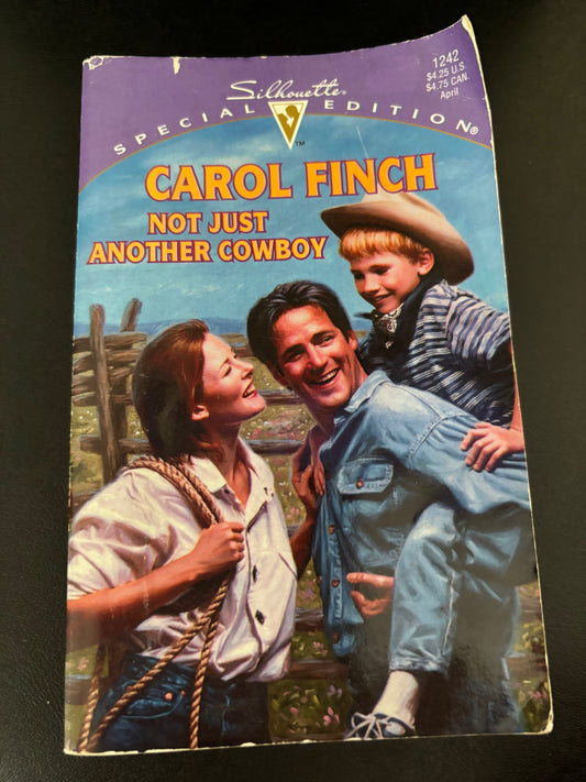 Not Just Another Cowboy (Silhouette Special Edition) by Carol Finch rescued (mass market)