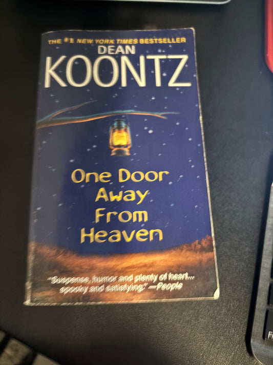 One Door Away From Heaven by Dean Koontz rescued (mass market)